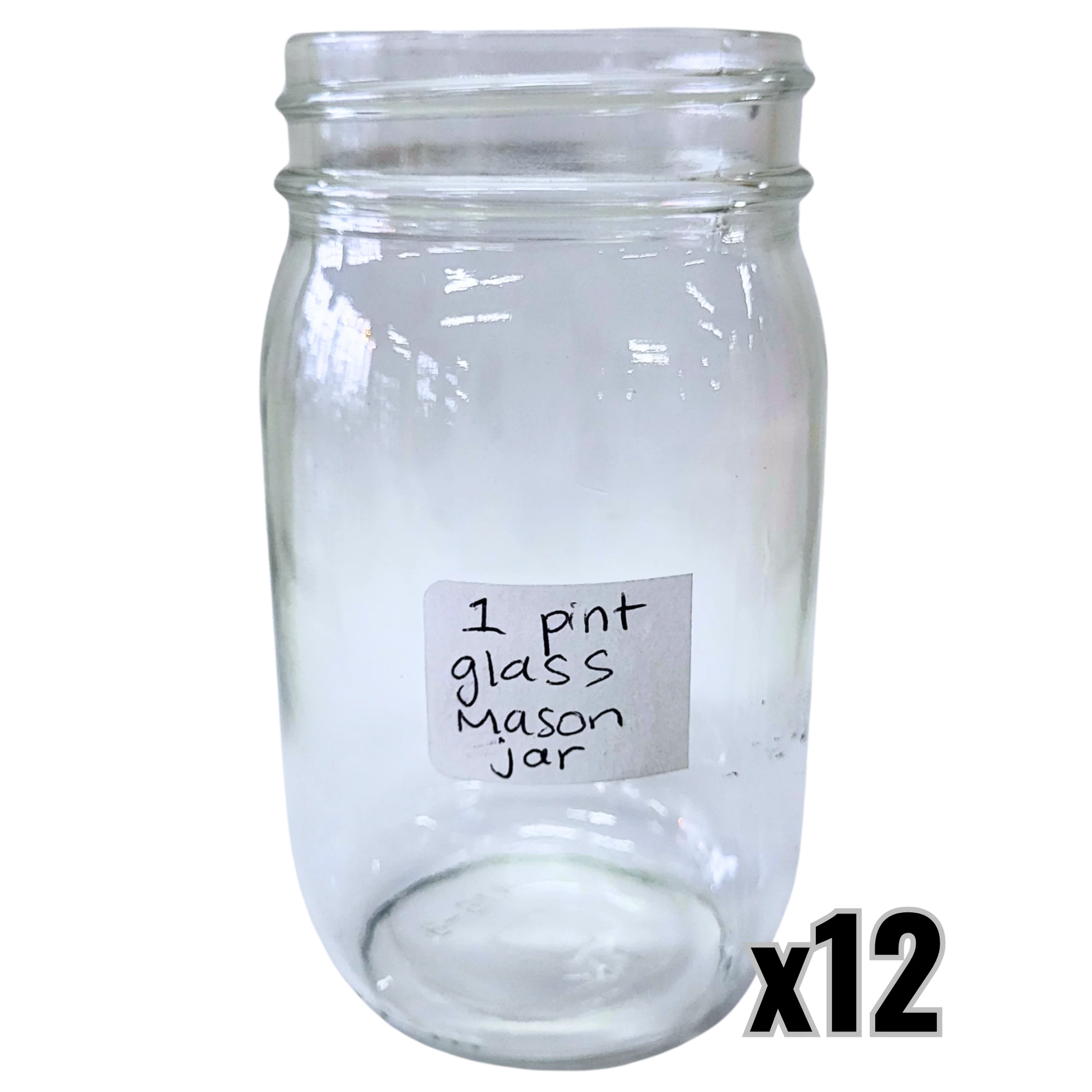 Pint Glass Mason Jar - 16 oz - Image 4