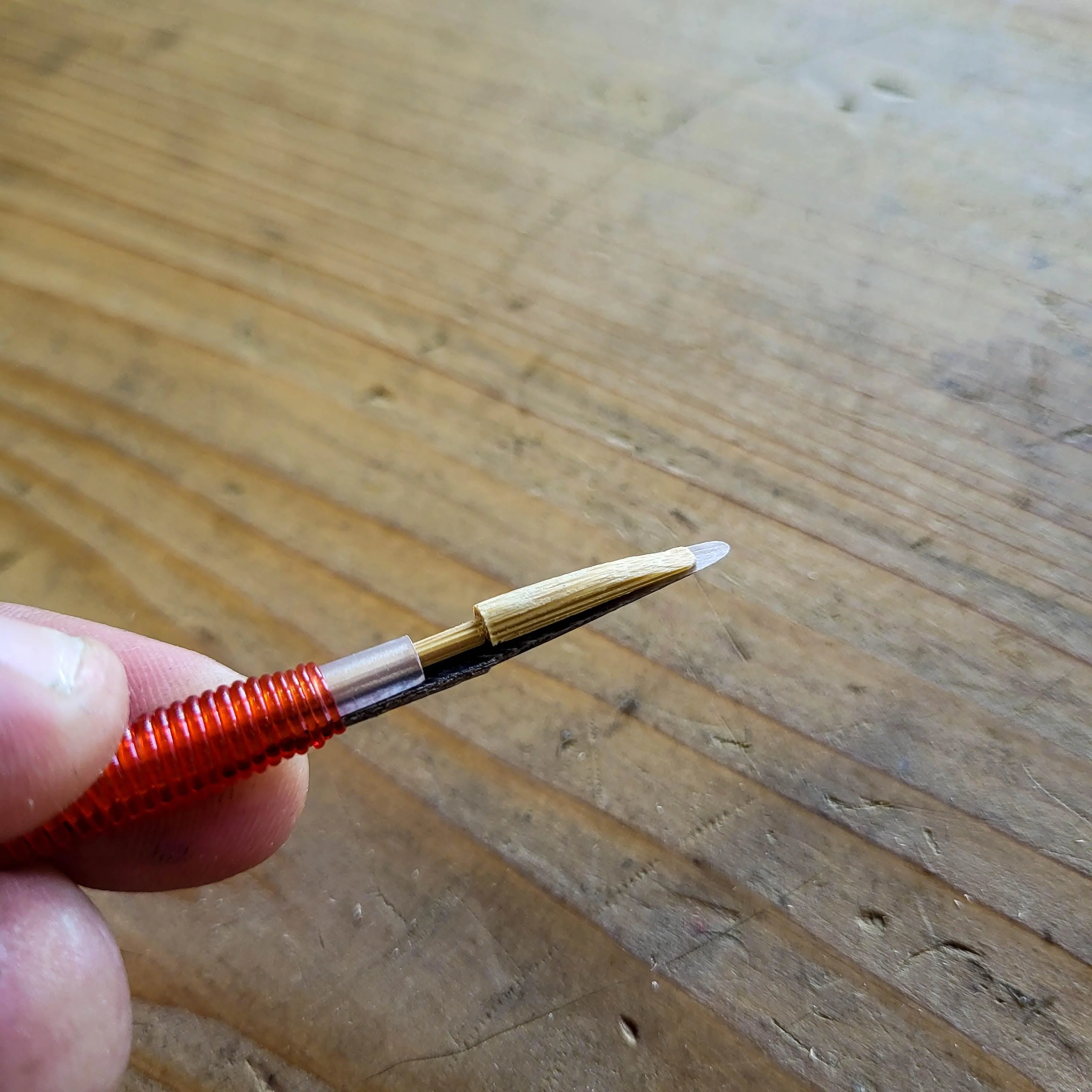 Plastic Grafting Tool with Bamboo Pusher - Image 3