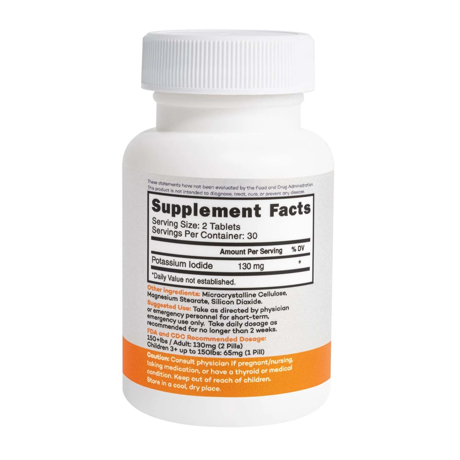Potassium Iodide Tablets (60 Count) Emergency Radiation Pills - Image 3