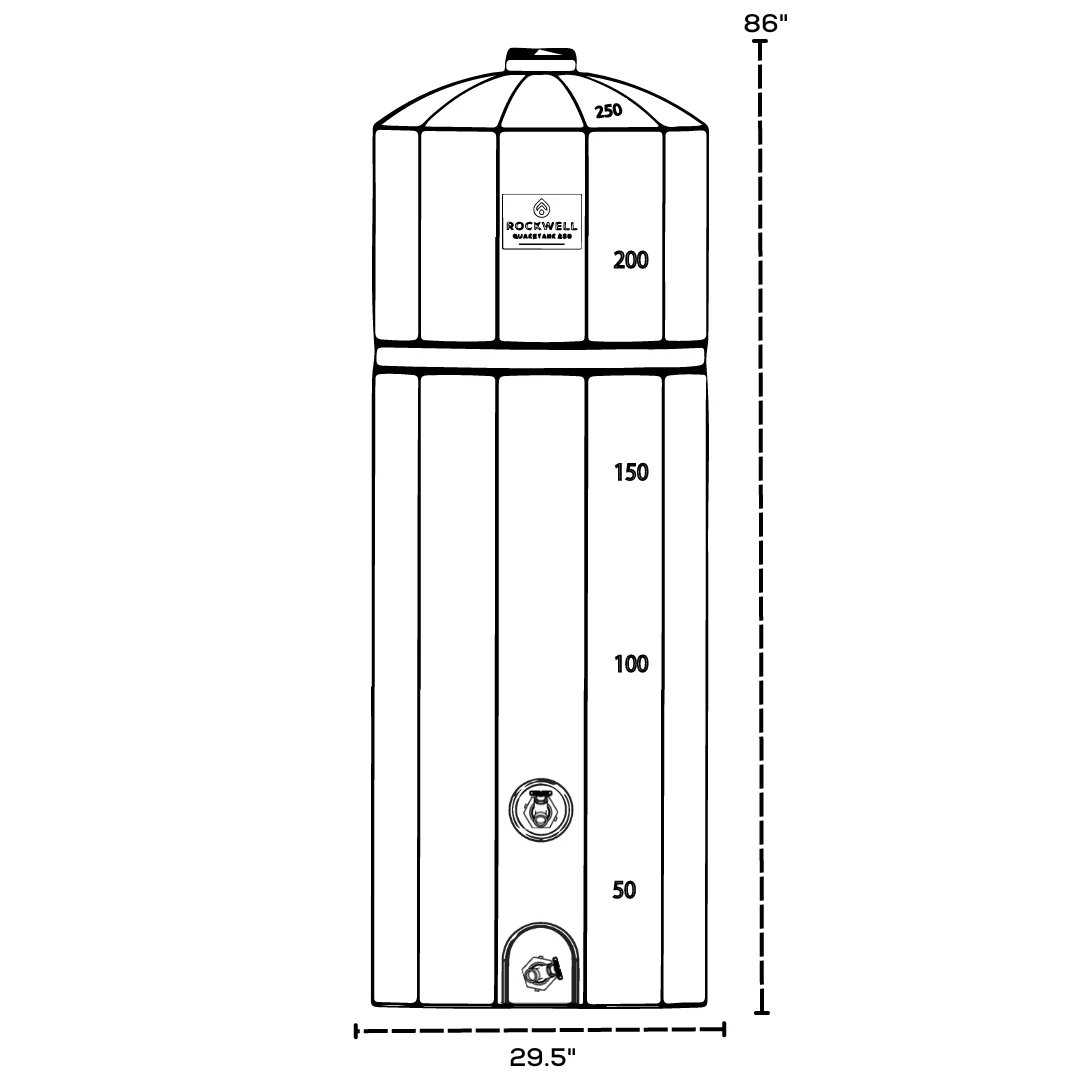 QuakeTank 250 Gallon Water Tank - Image 5