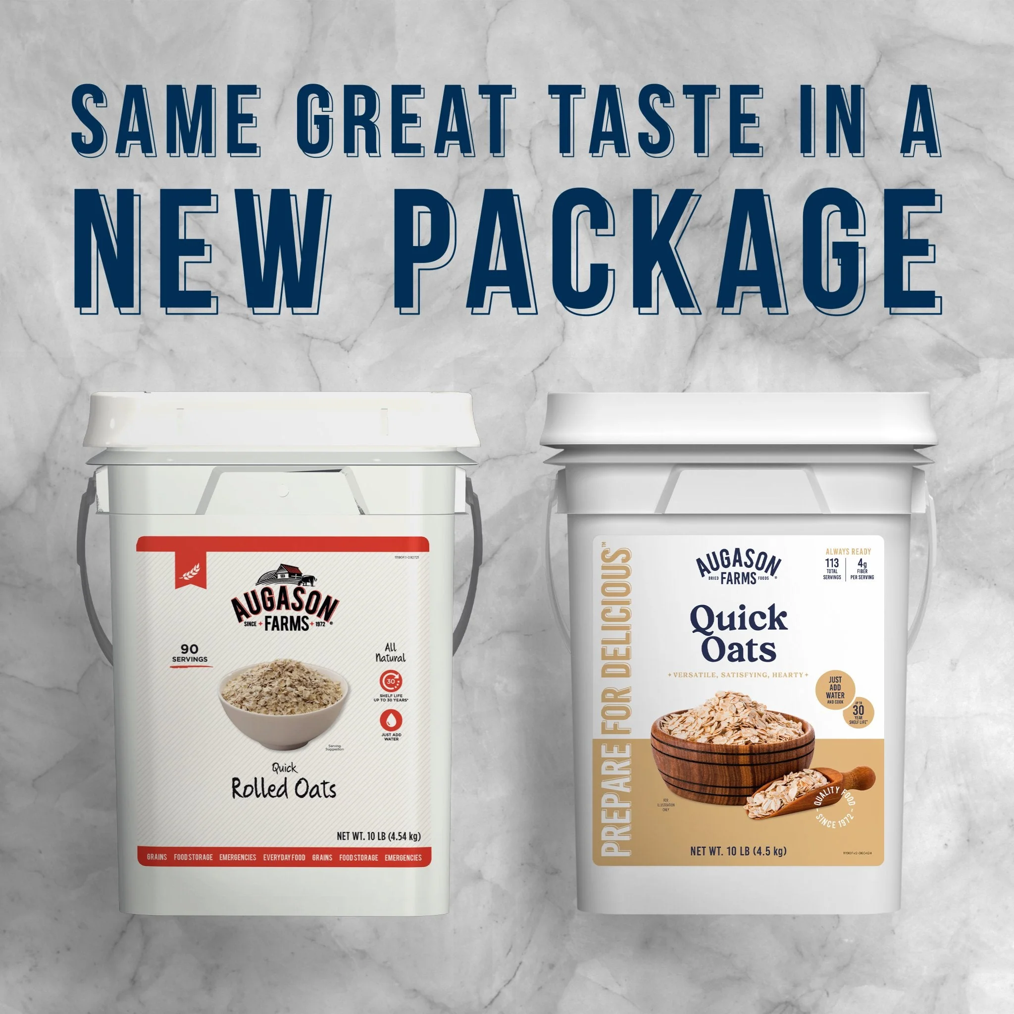 Quick Oats 4 Gallon Pail, 113 Servings - Image 4