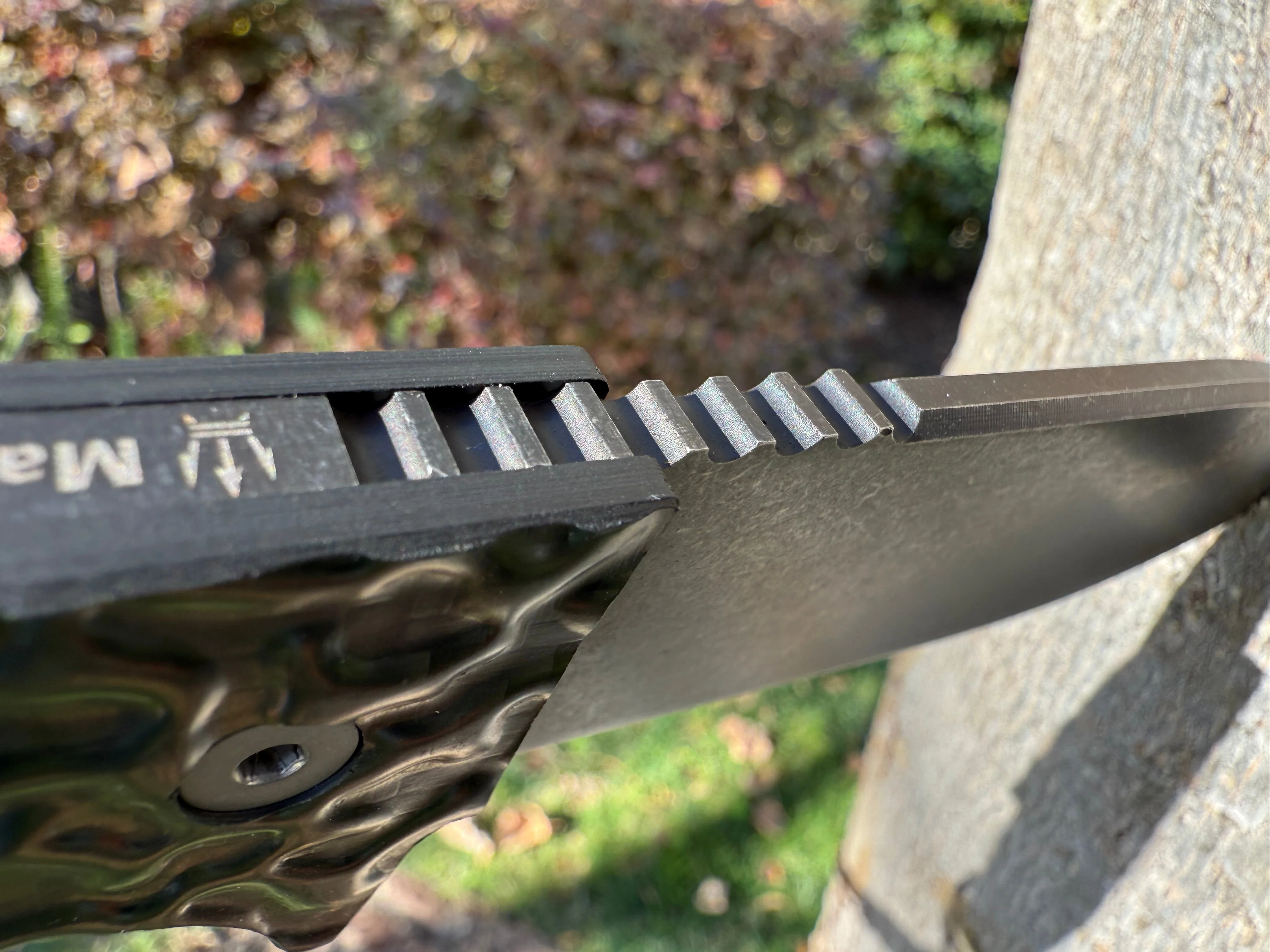 R4A - Ready 4 Action Knife / D2 Fixed Blade ( Contour-Tex Carbon Fiber Scales ) - Image 6