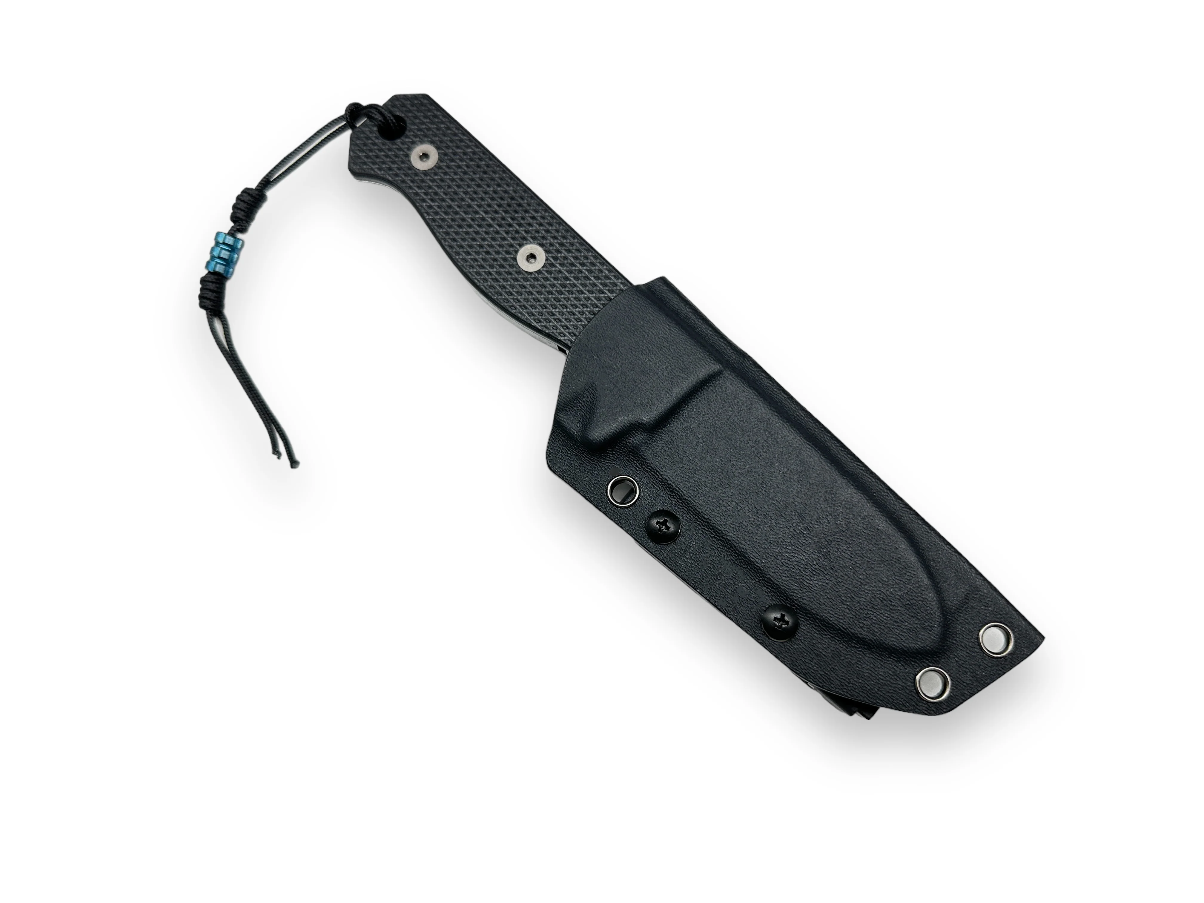R4A - Ready 4 Action Knife / D2 Fixed Blade ( G10 Black Scales ) - Image 5