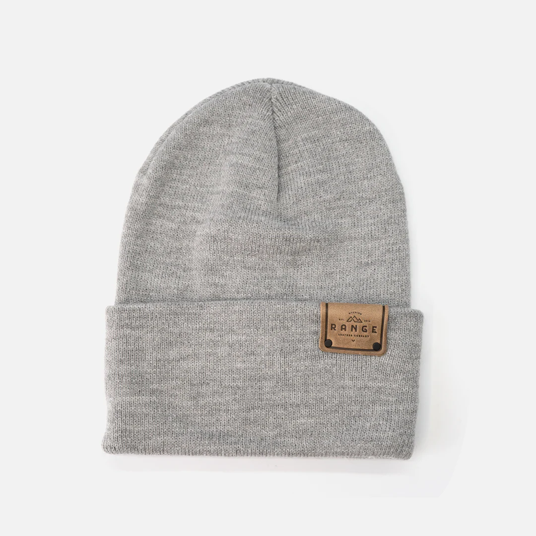 Range Leather Knit Beanie - Image 2