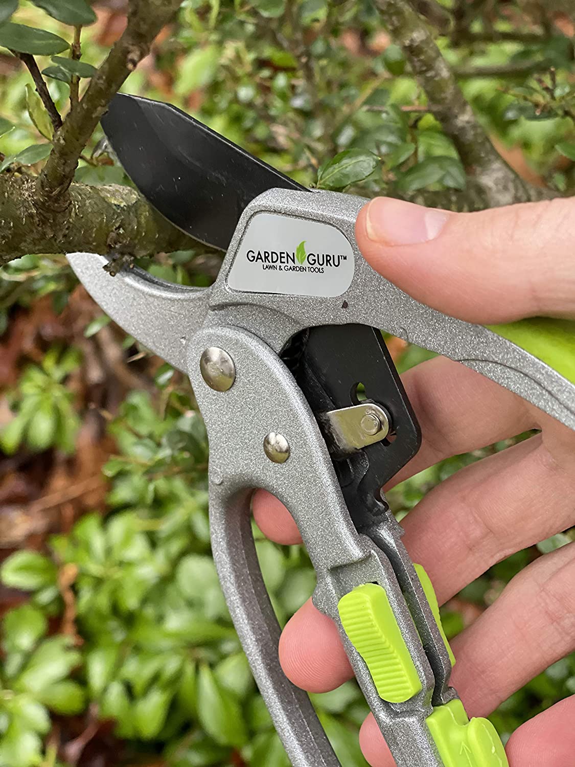 Ratchet Garden Pruning Shears Clippers Deluxe - Image 4