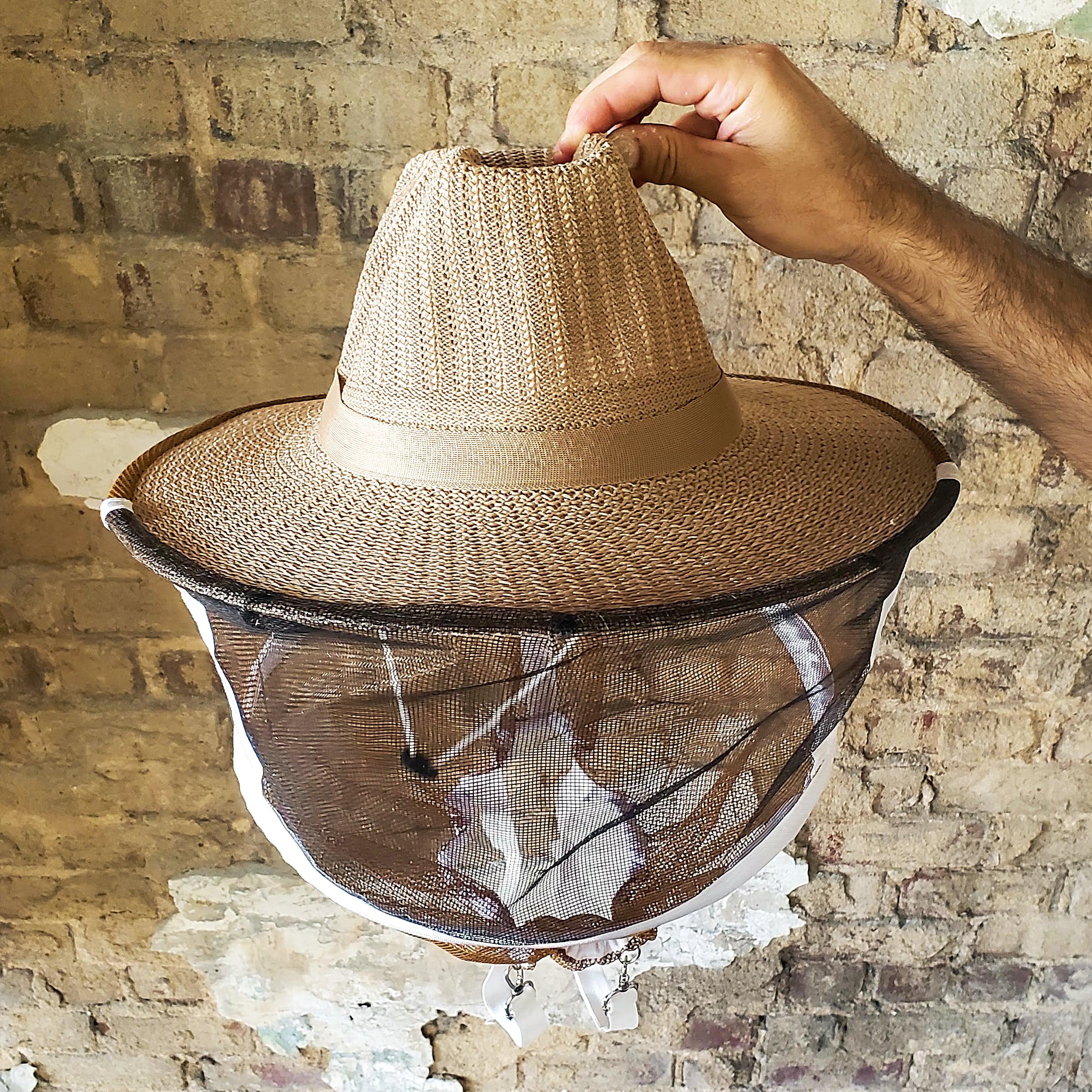 Round Hat with Veil and Straps - Image 4