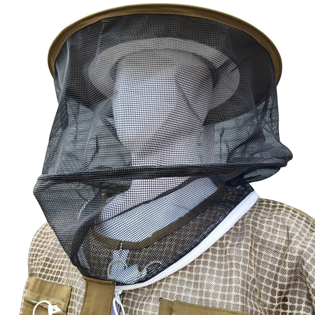 Round or Fencing Beekeeping Veil - Image 3