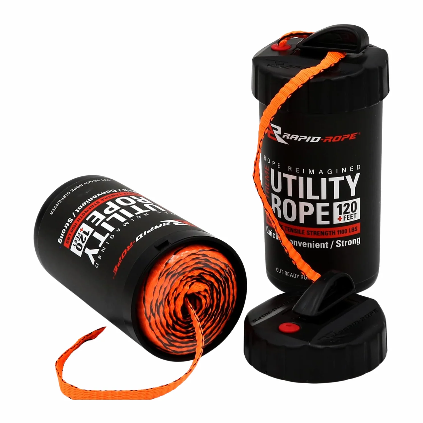 Safety Orange Utility Rope & Large Canister - Image 3