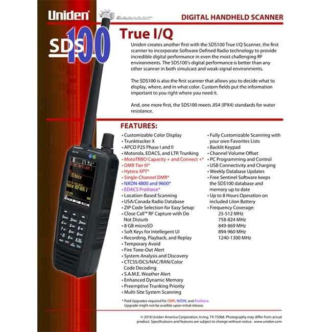 SDS100 Uniden Police Scanner - Image 30