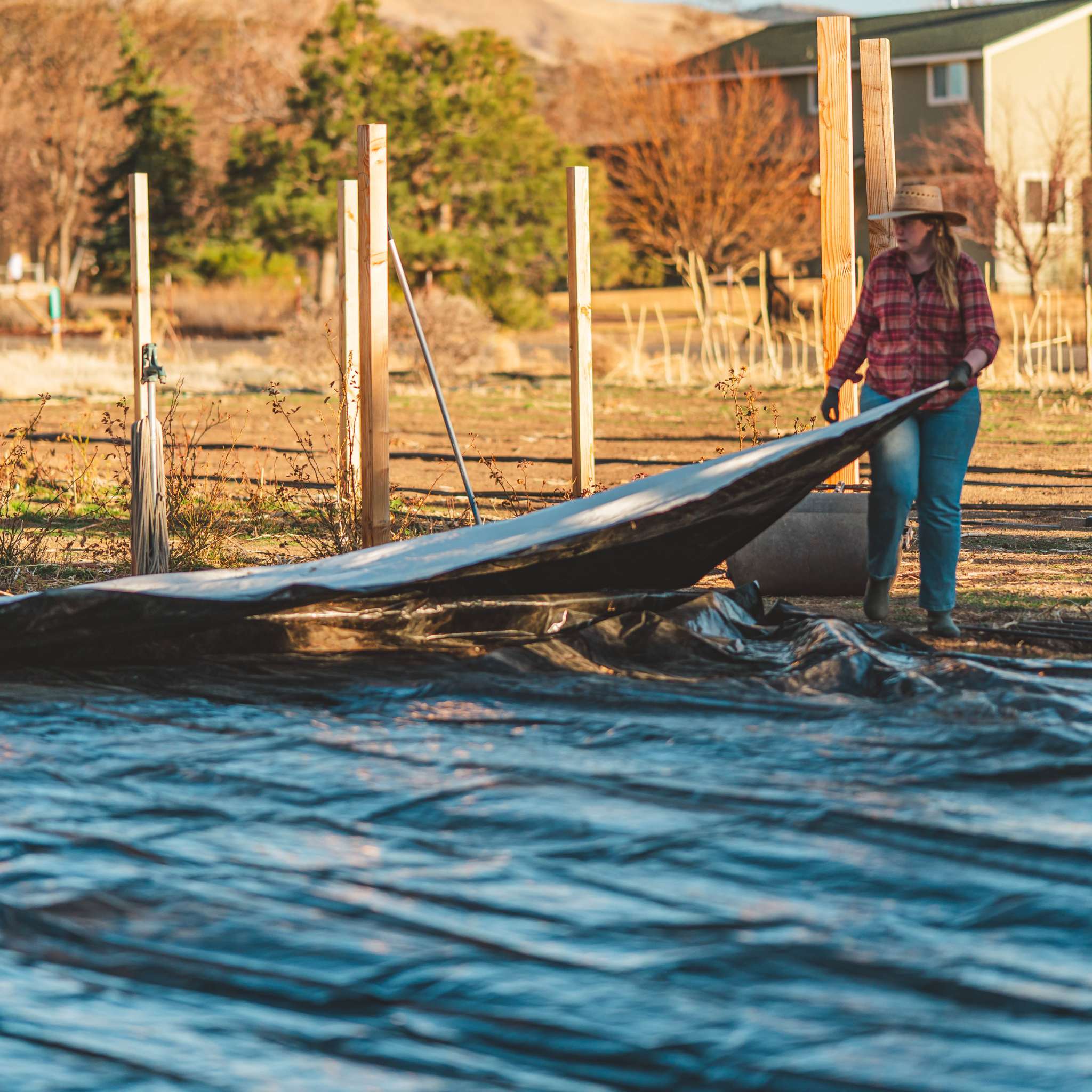 Silage Tarp - 6 mil Reversible Black & White - Image 2