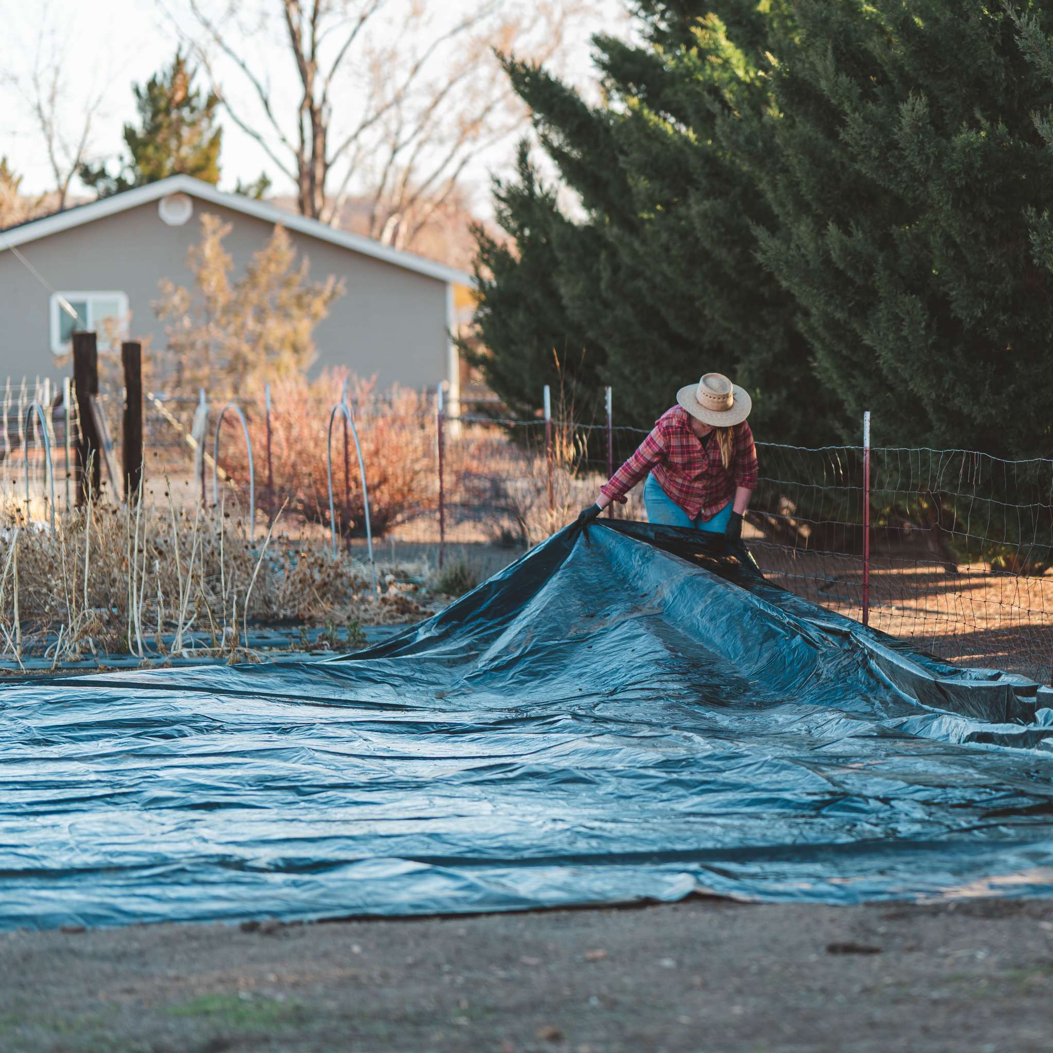 Silage Tarp - 6 mil Reversible Black & White - Image 5