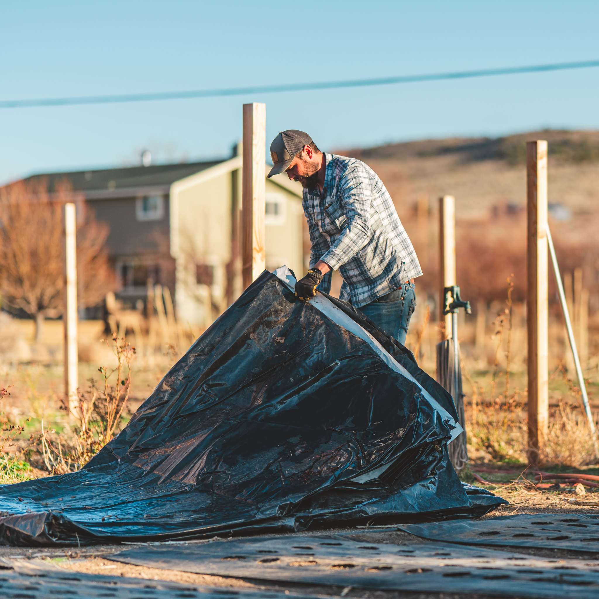 Silage Tarp - 6 mil Reversible Black & White - Image 6