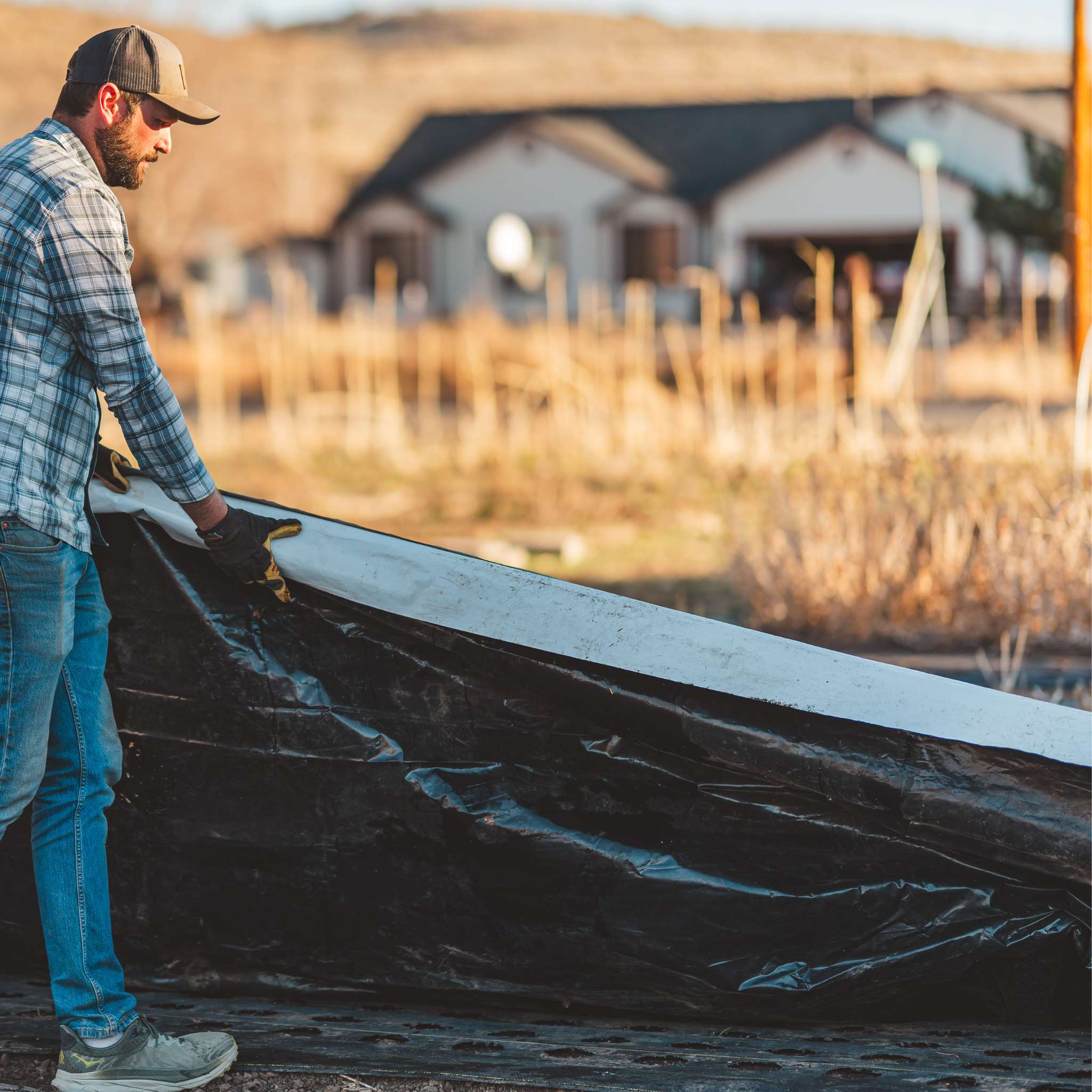Silage Tarp - 6 mil Reversible Black & White - Image 7