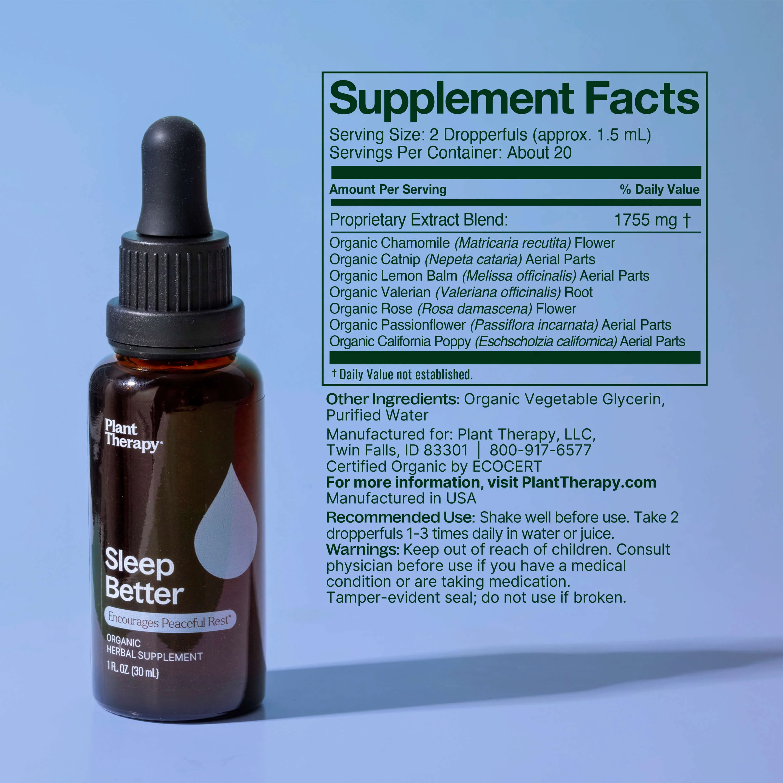 Sleep Better Organic Herbal Supplement - Image 7