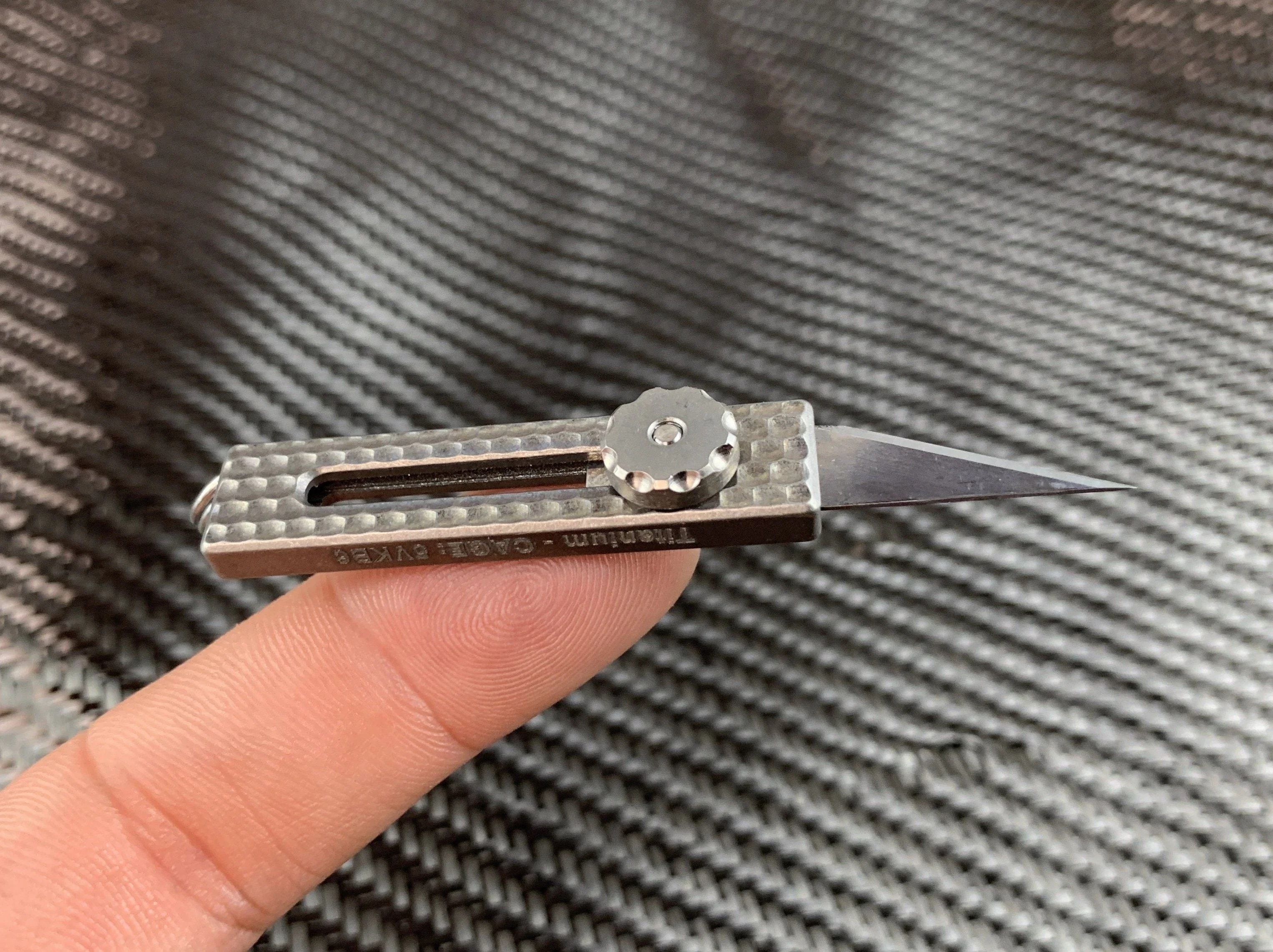 Slide Lock Titanium Craft Knife ( 2.0 / 2025 ) - Image 4