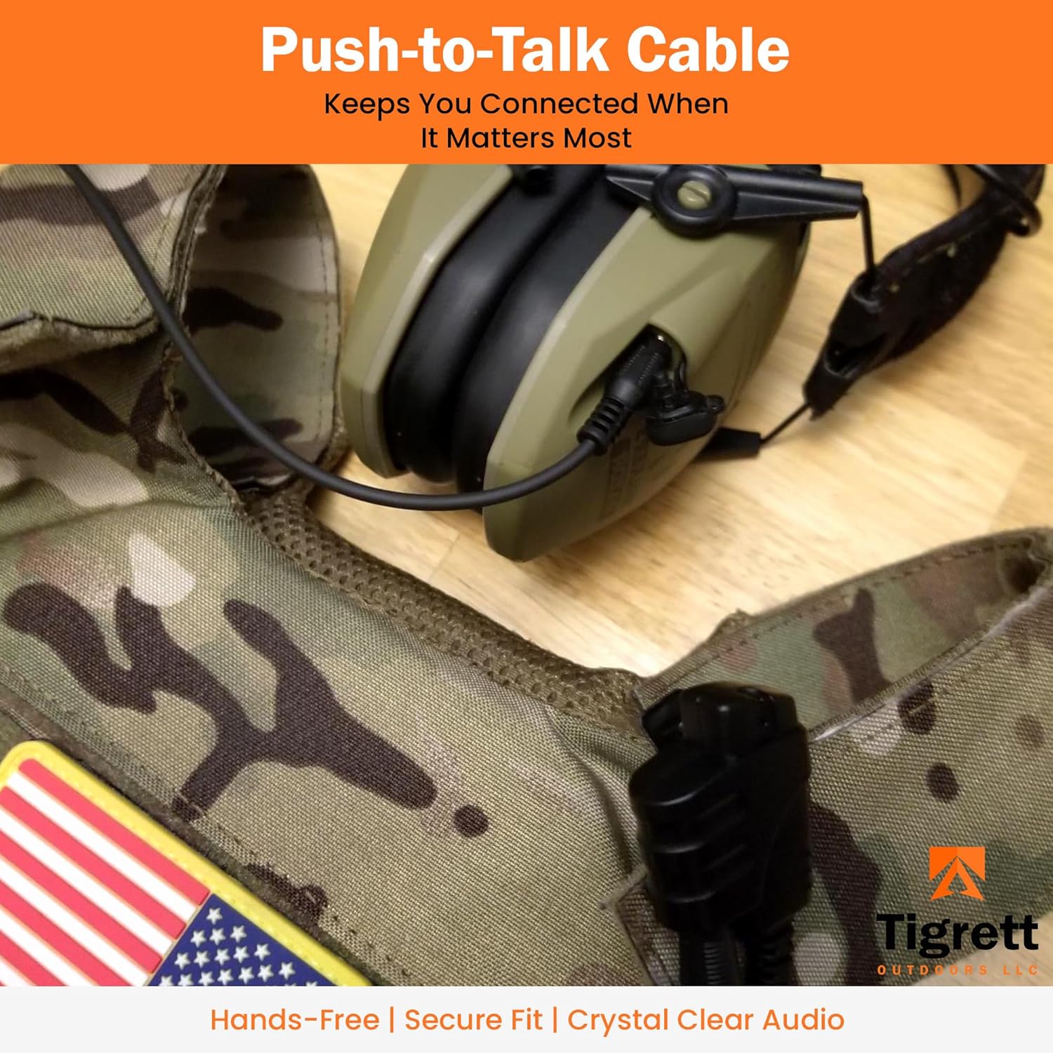 SMC cable (Shoot, Move, Communicate) Baofeng, Yaesu radios to Auxiliary Port for Electronic Earmuffs - Image 12