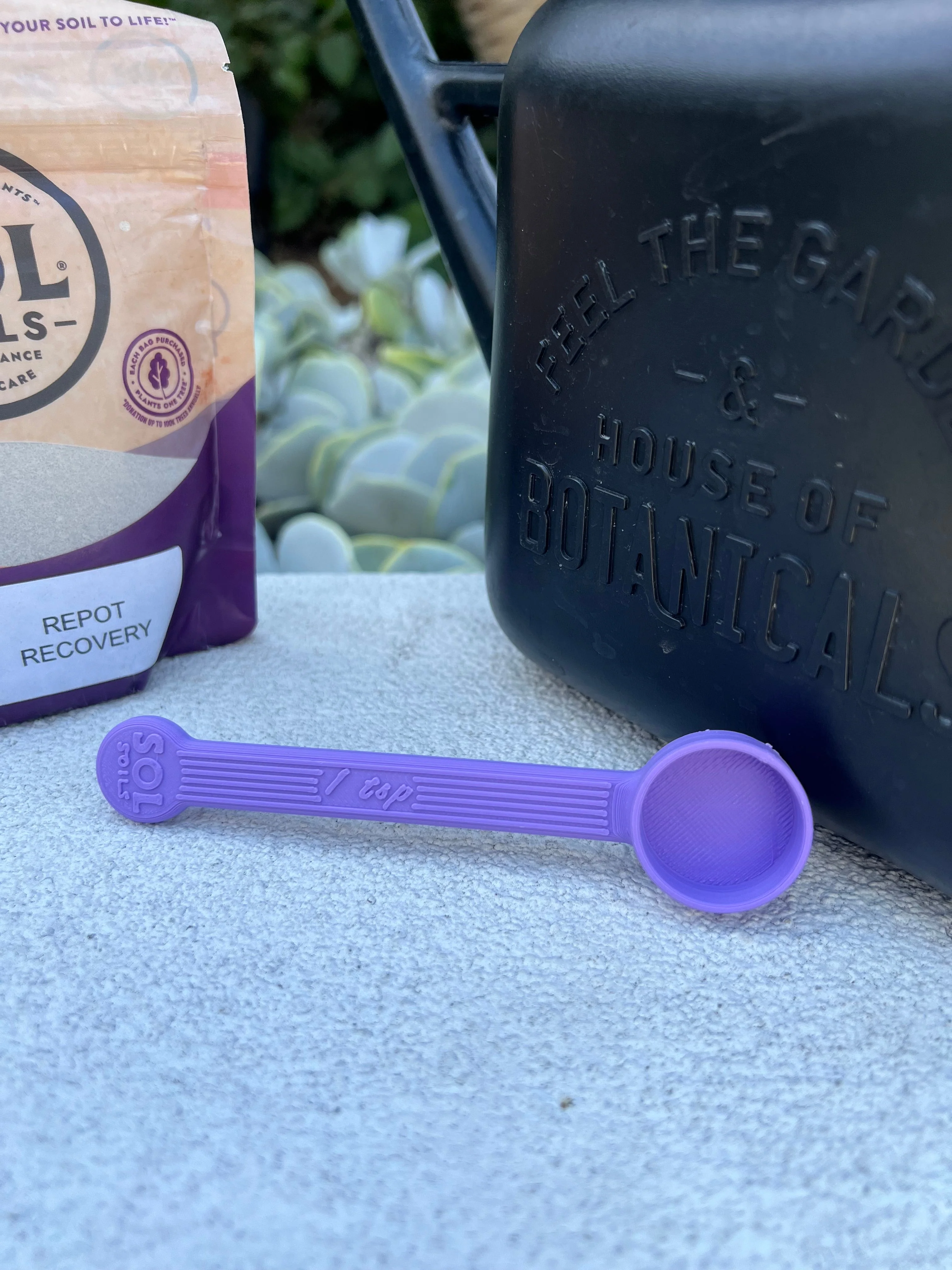 Sol Biotics Purple Powder Spoon - 1 Teaspoon - Image 2