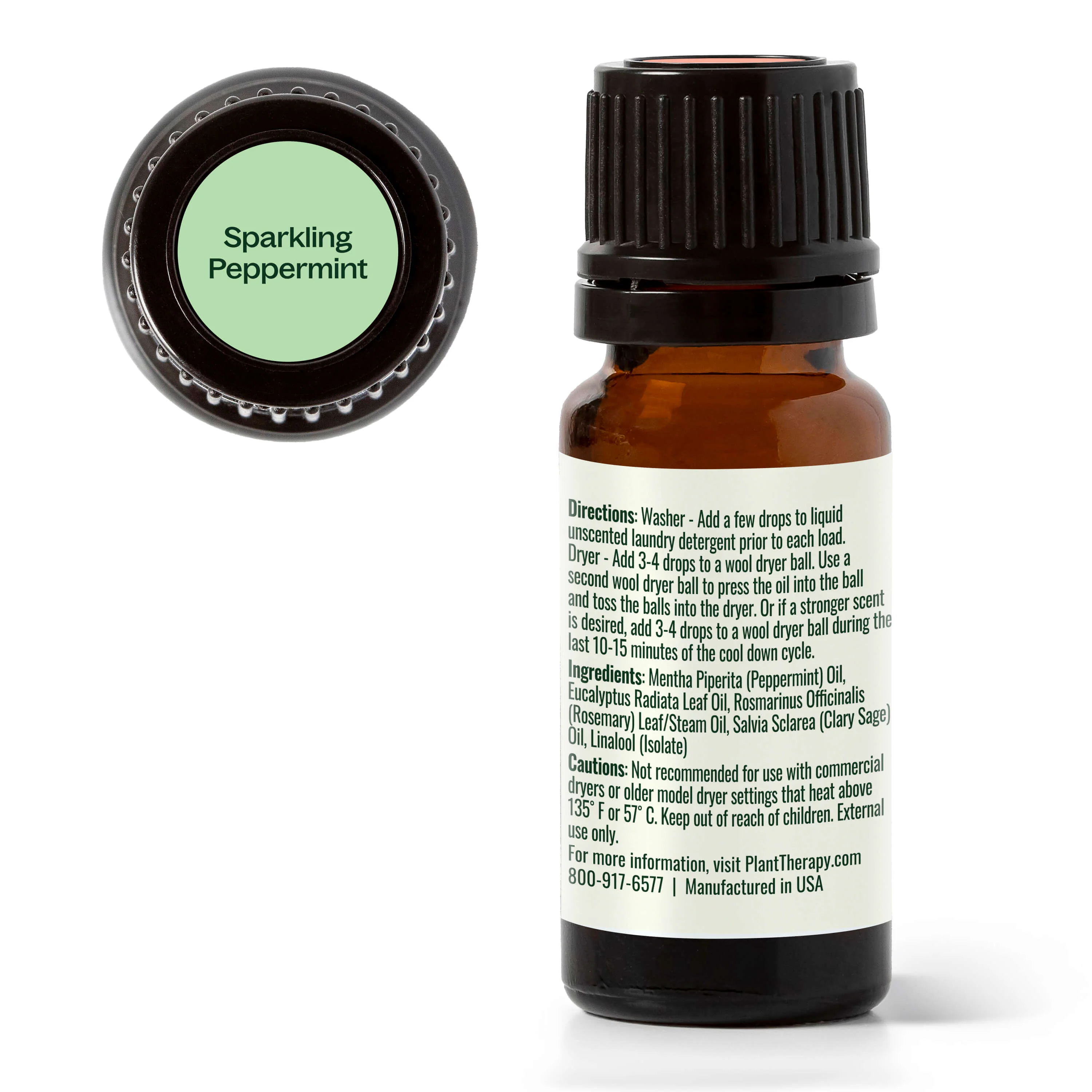 Sparkling Peppermint Laundry Essential Oil Blend - Image 9