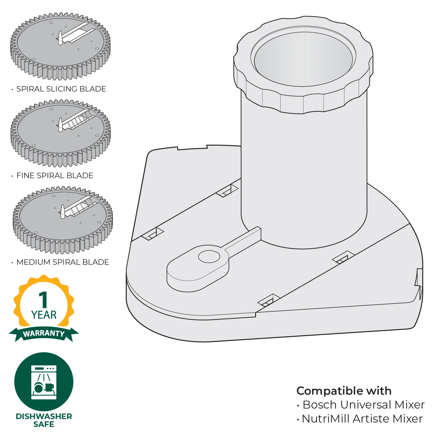 Spiralizer Attachment - Image 5