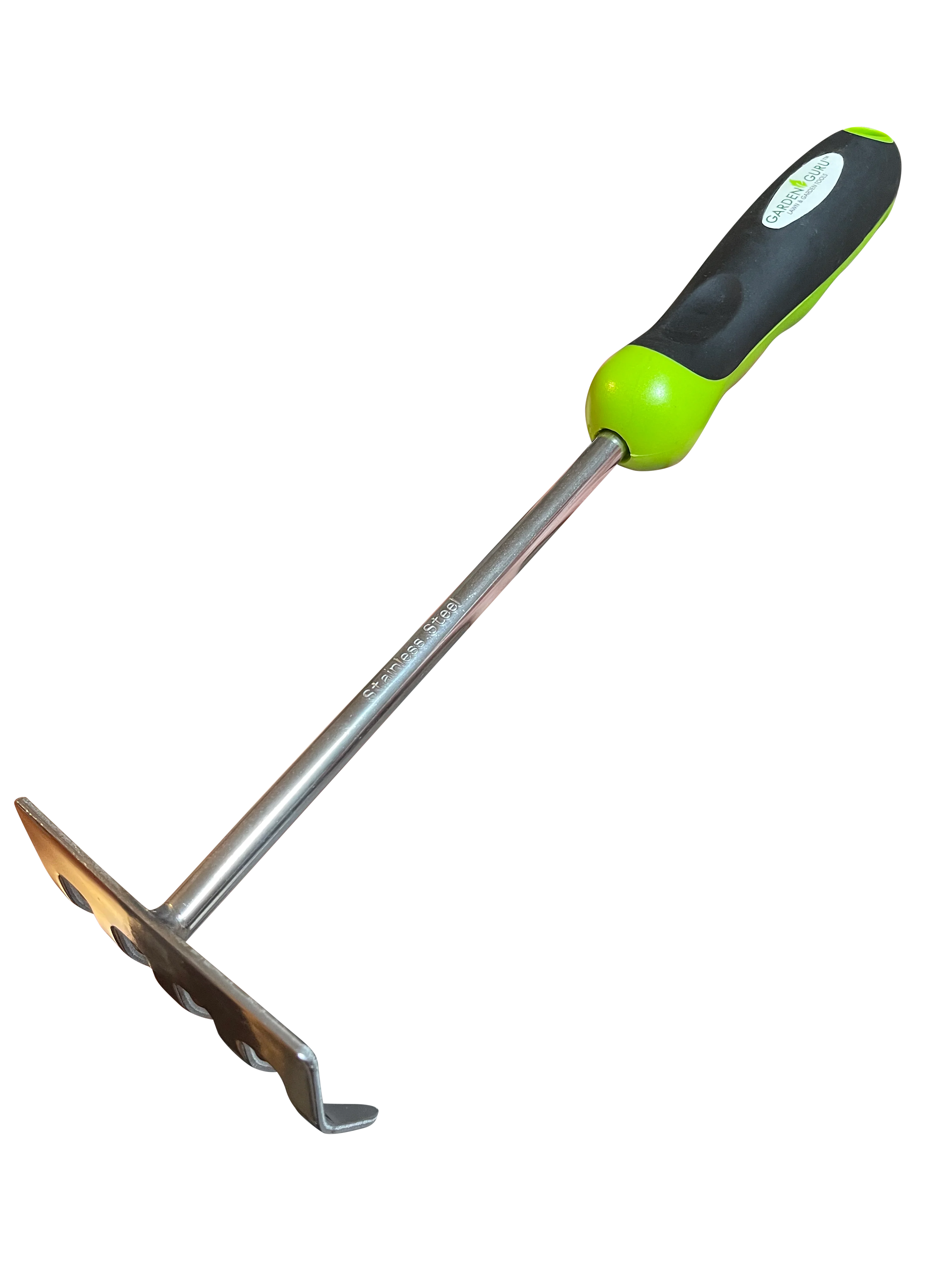 Stainless Steel 5 Tine Rake Cultivator Tiller Tool - Image 2
