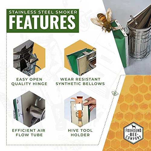 Stainless Steel Bee Smoker - Image 3