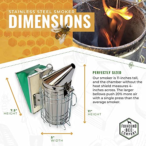Stainless Steel Bee Smoker - Image 4