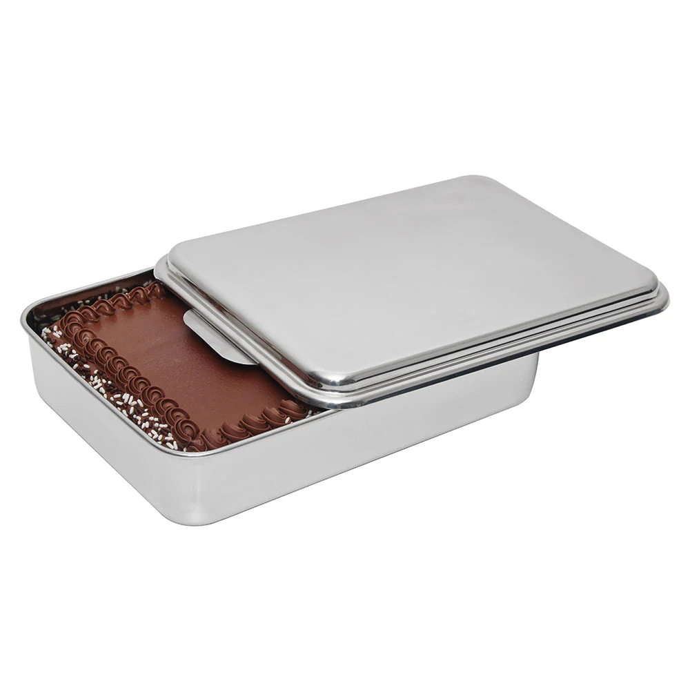 Stainless Steel Covered Cake Pan - Image 2