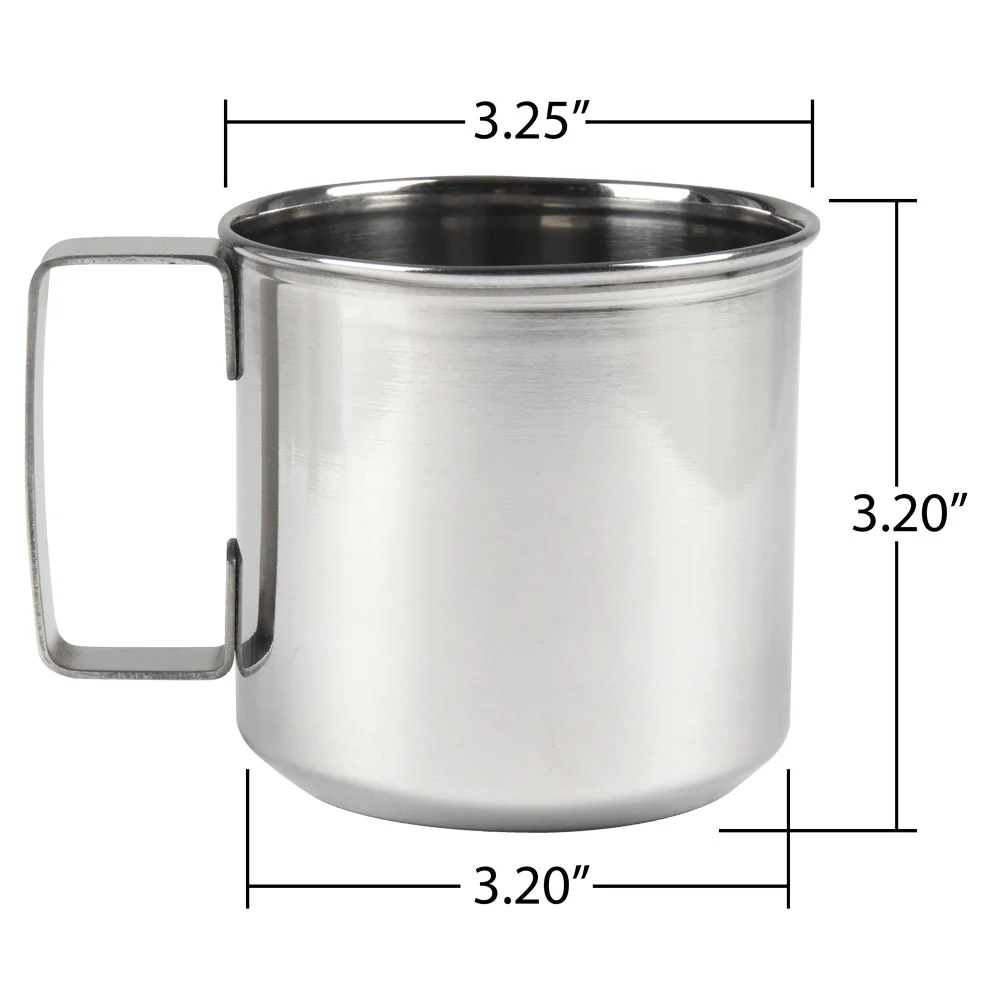 Stainless Steel Drinking Cup 12 oz - Image 6
