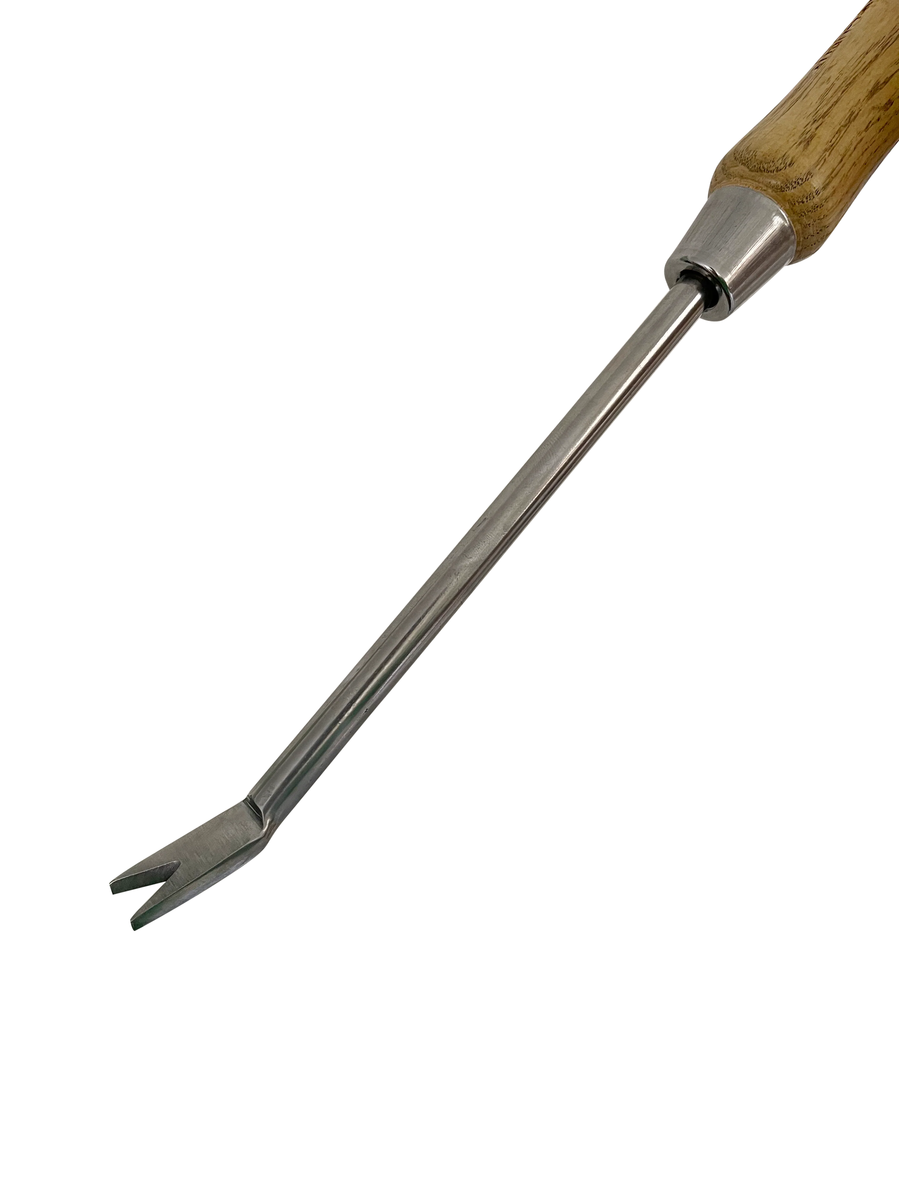 Stainless Steel Garden Dandelion Weeder (classic wood handle) - Image 4