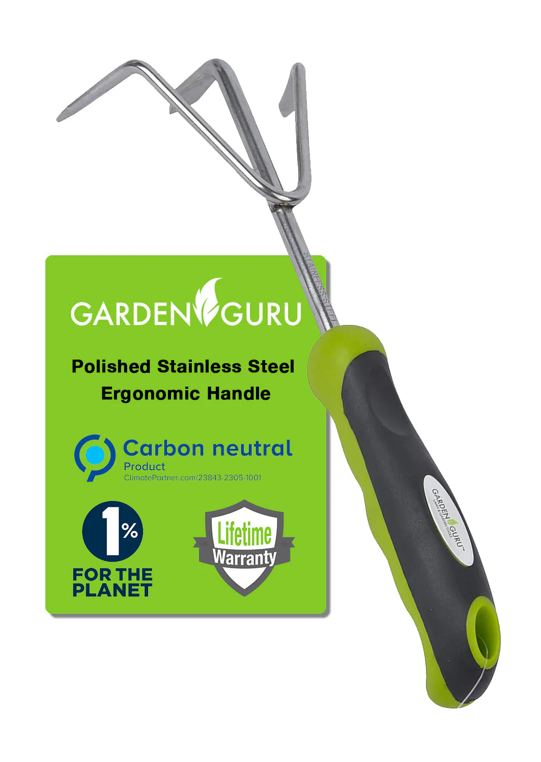 Stainless Steel Garden Hand Cultivator Tool - Image 2