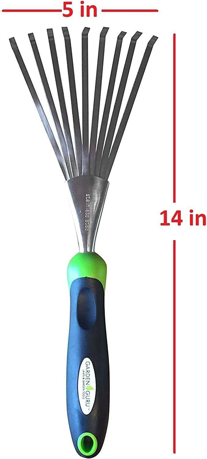 Stainless Steel Garden Hand Rake Tool - Image 7