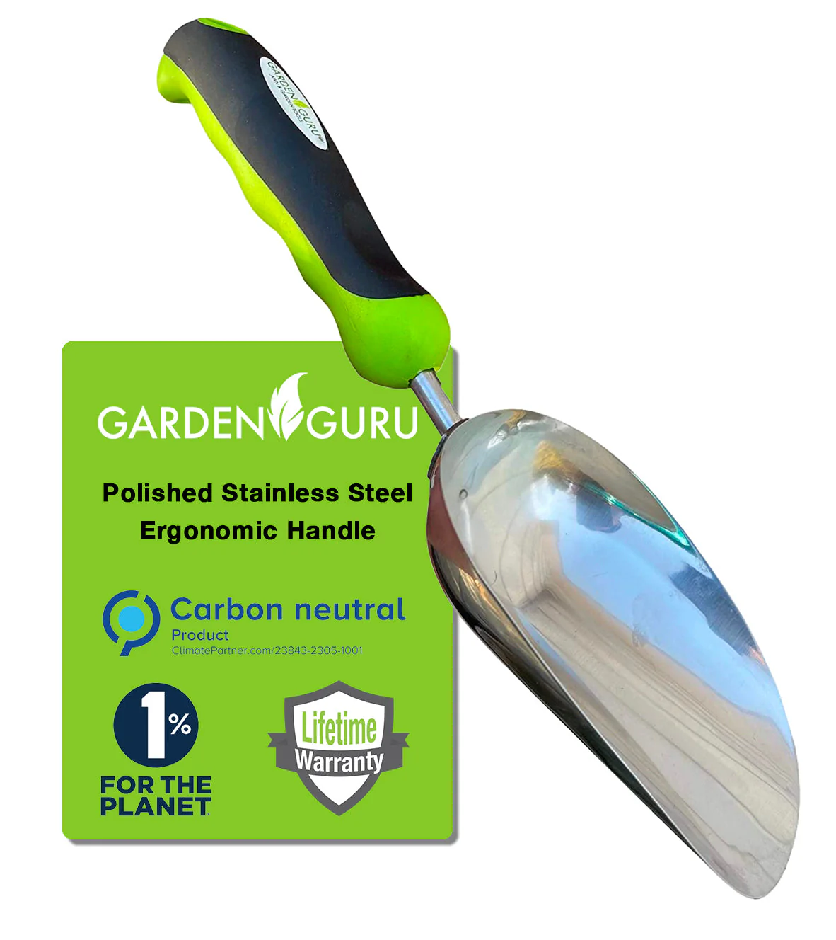 Stainless Steel Garden Scoop Trowel - Image 2