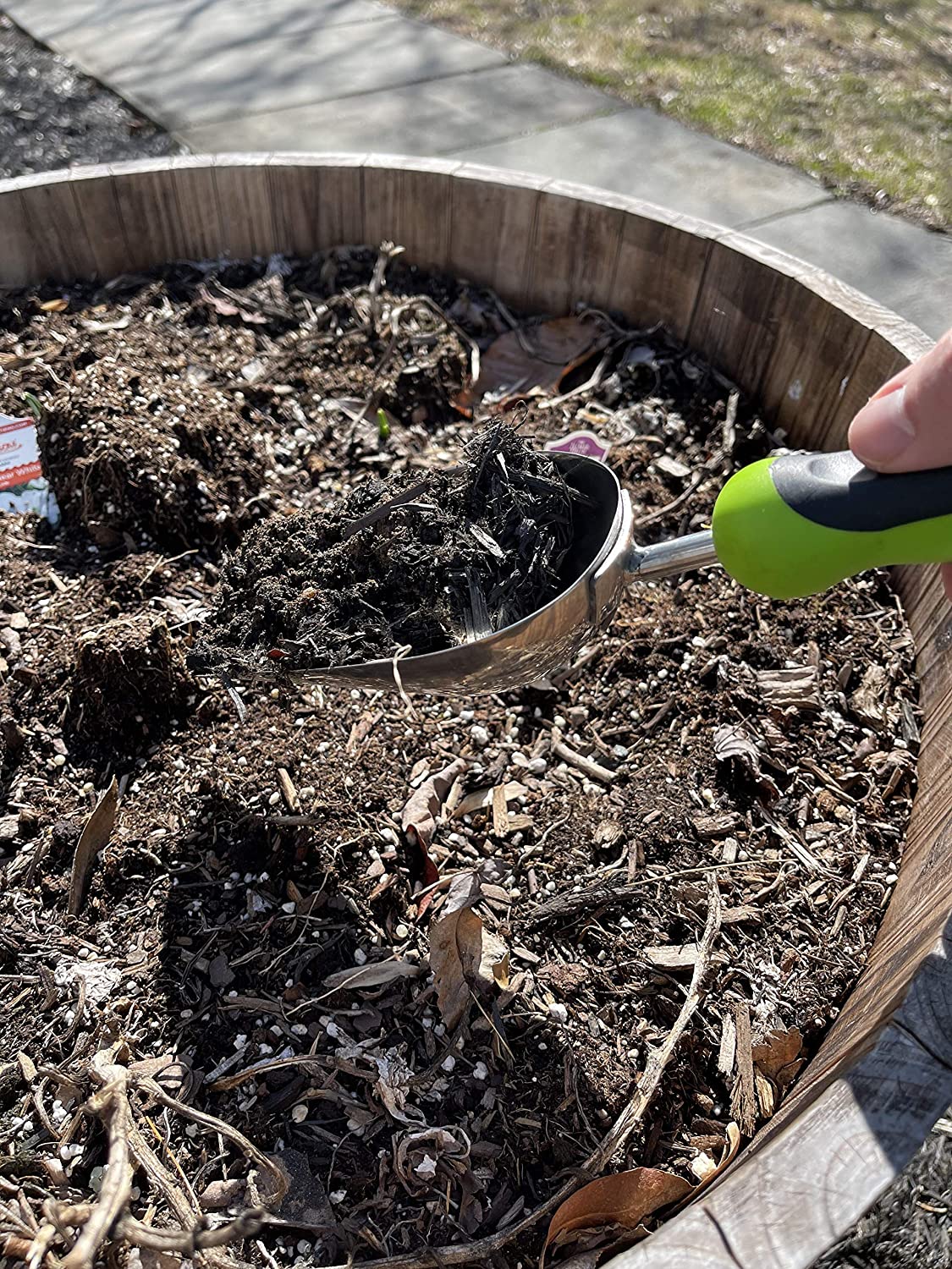 Stainless Steel Garden Scoop Trowel - Image 6