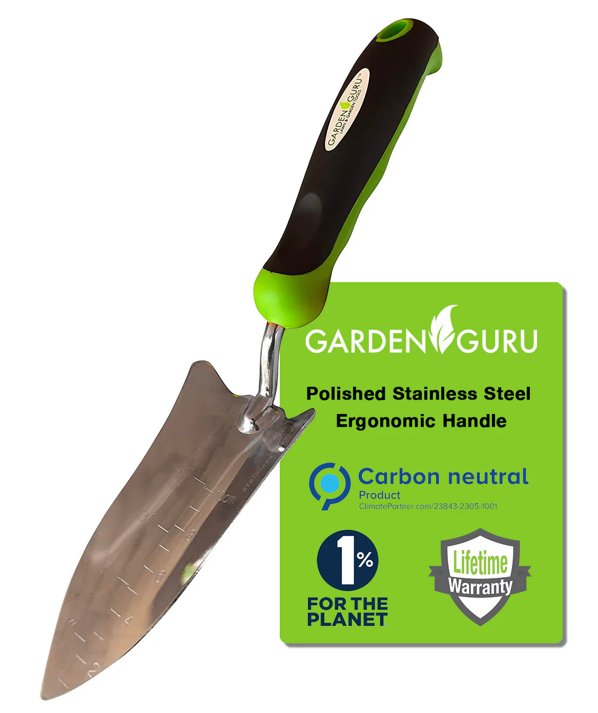 Stainless Steel Garden Transplanter Trowel - Image 2