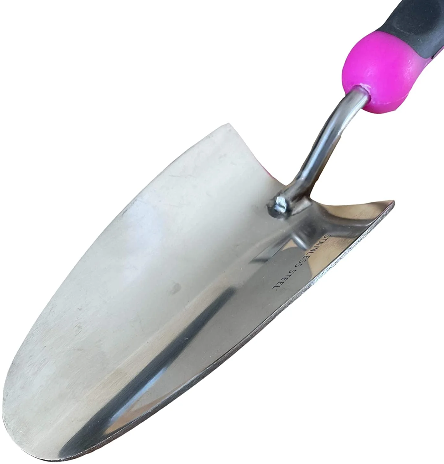 Stainless Steel Garden Trowel (Pink) - Image 3