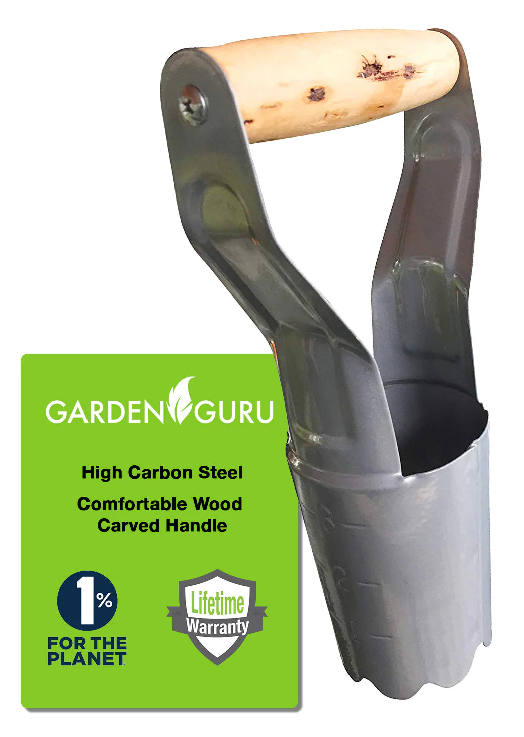 Steel Garden Bulb Planter Tool - Image 2