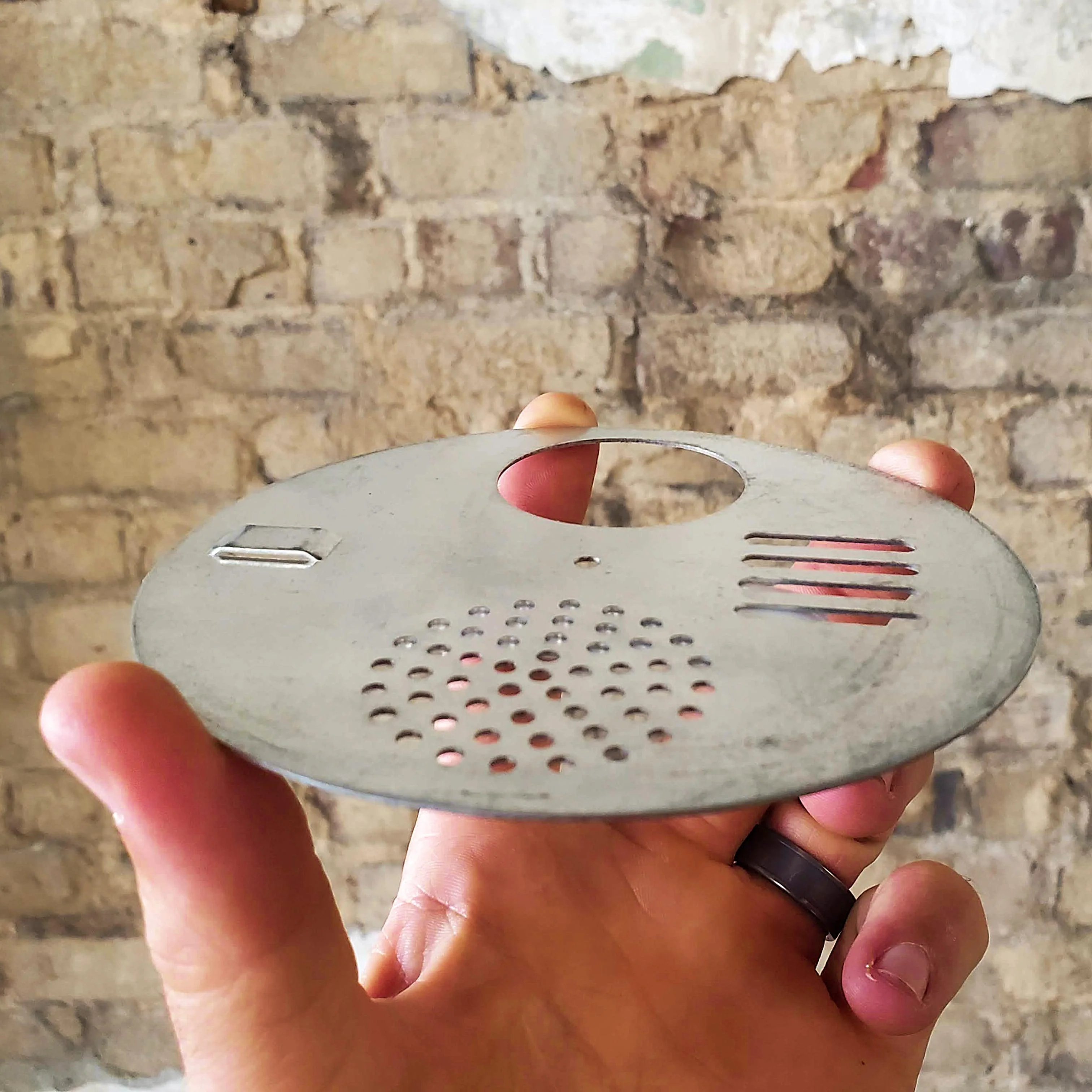 Steel, Large, Round Disc Entrance Reducer - Image 3