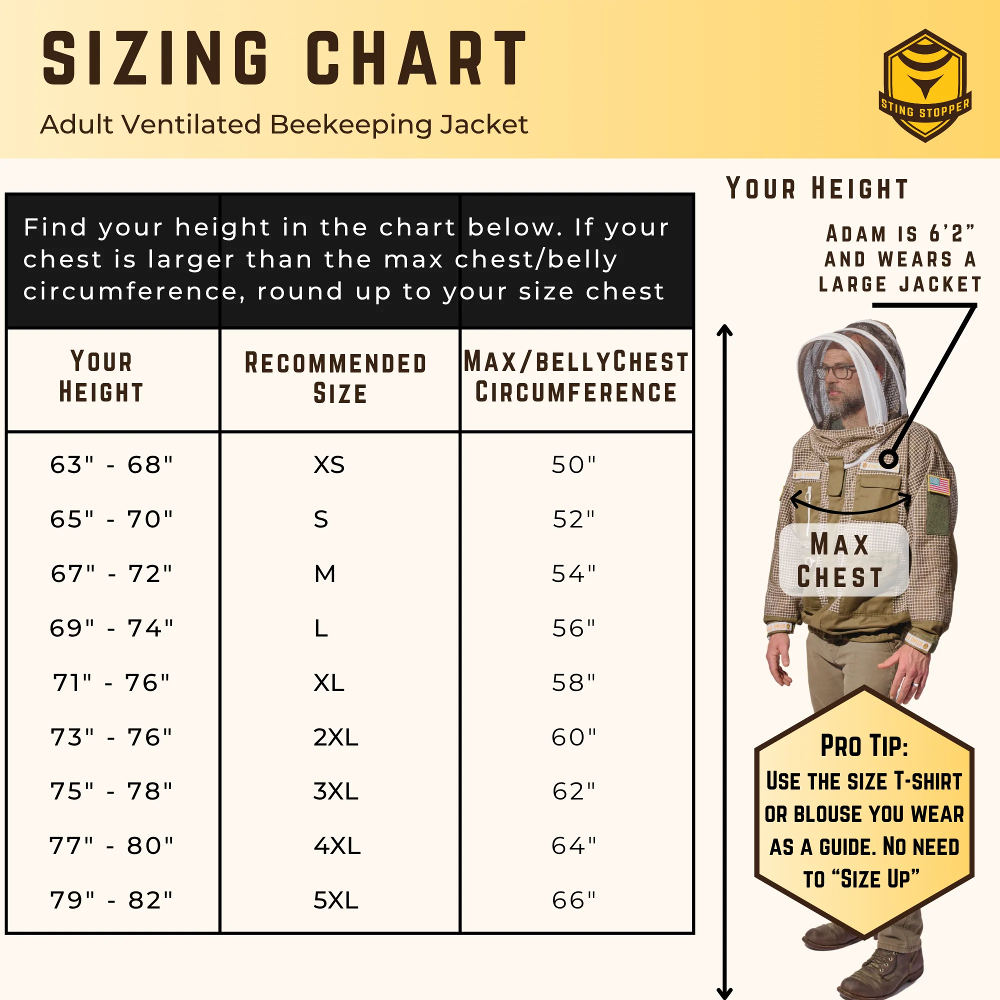 Sting Stopper Professional Ventilated Beekeeping Jacket - Olive Green - Image 3