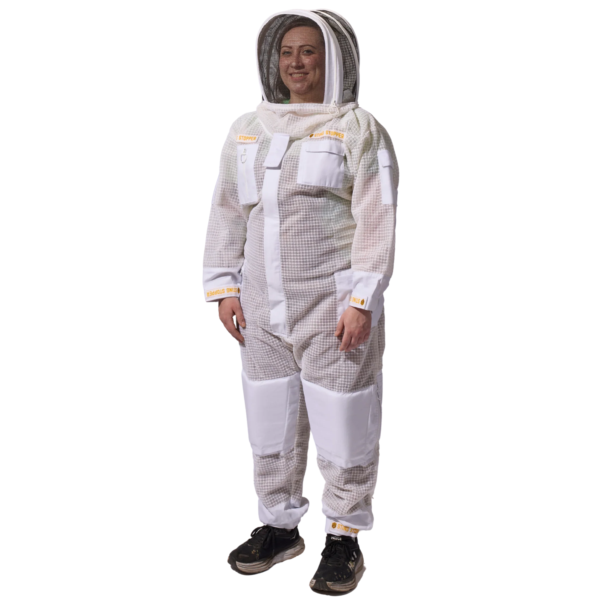 Sting Stopper Professional Ventilated Beekeeping Suit - Beekeeper White