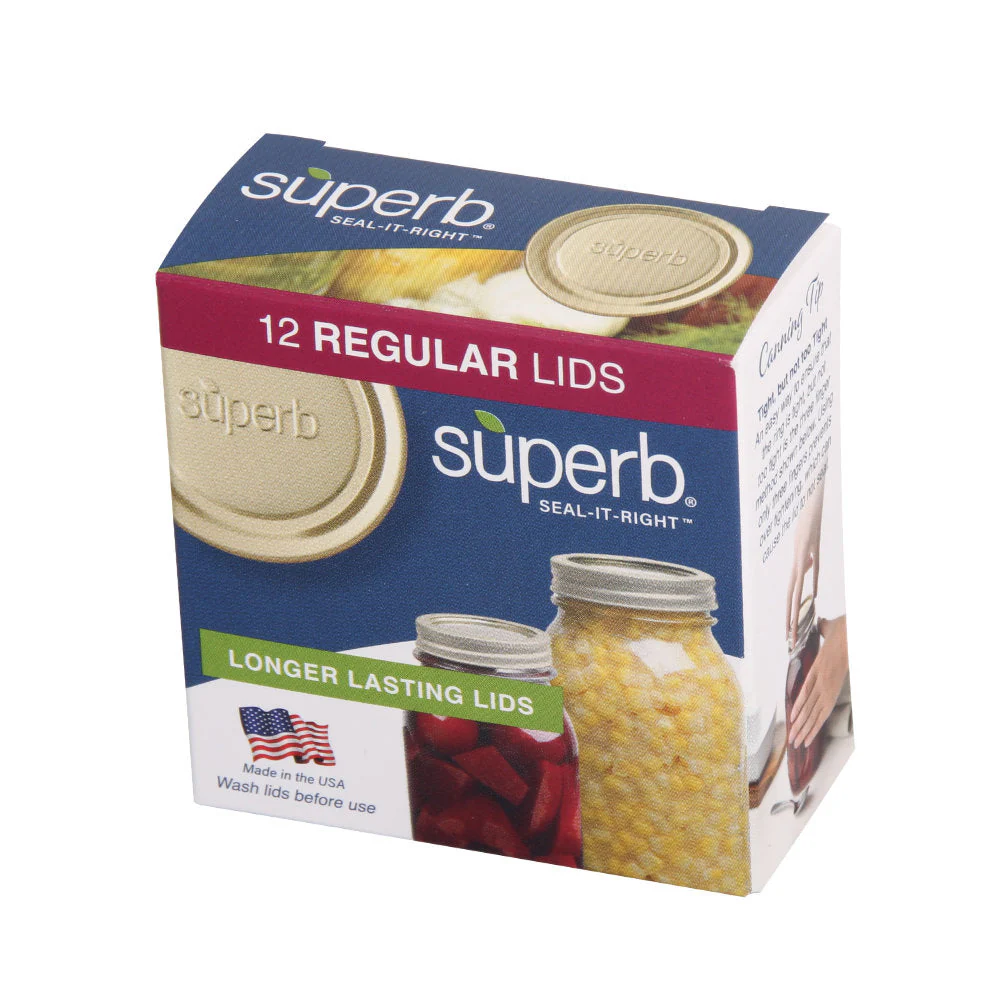 SUPERB - Regular Mouth Lids - Box of 12 - Image 4