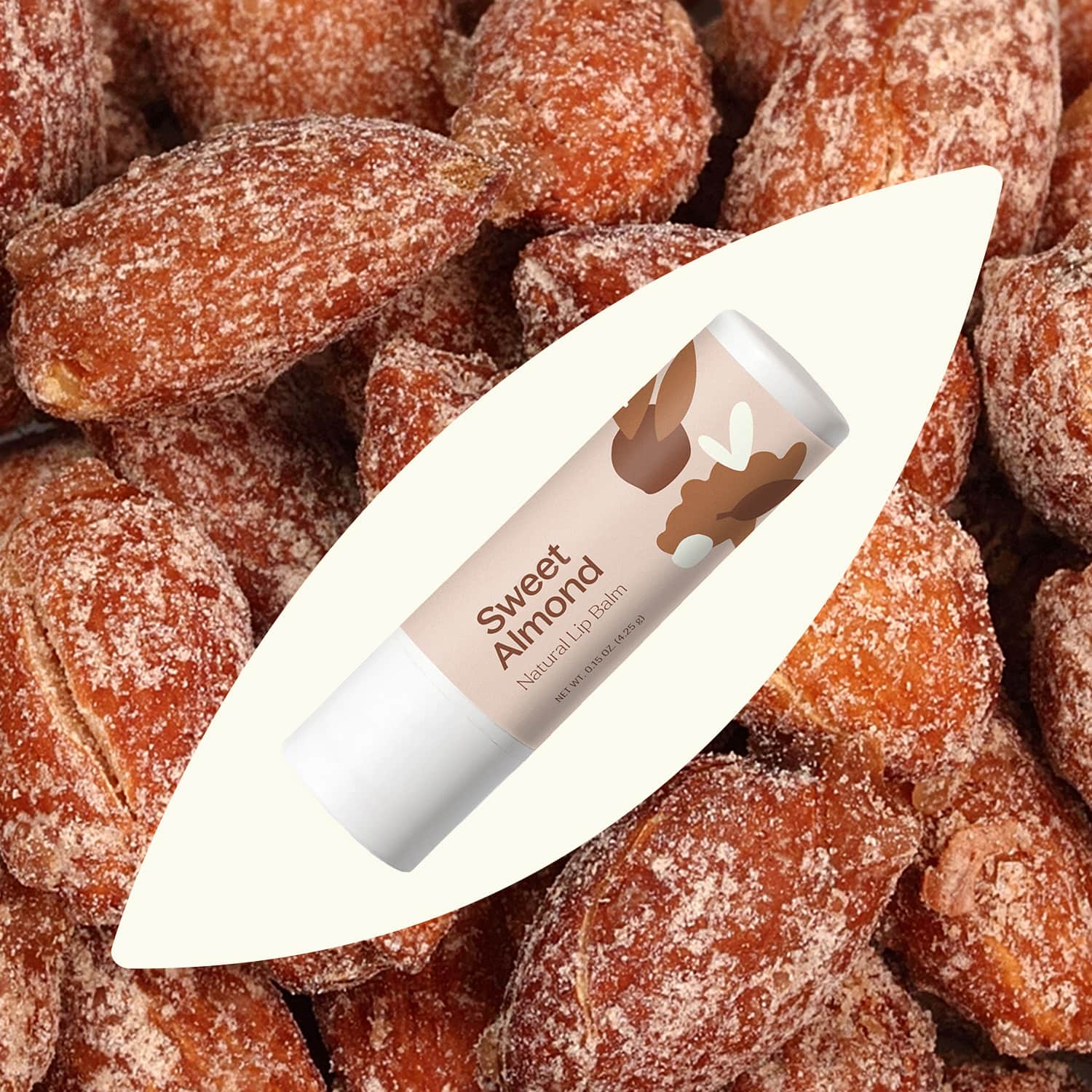 Sweet Almond Natural Lip Balm - Image 2
