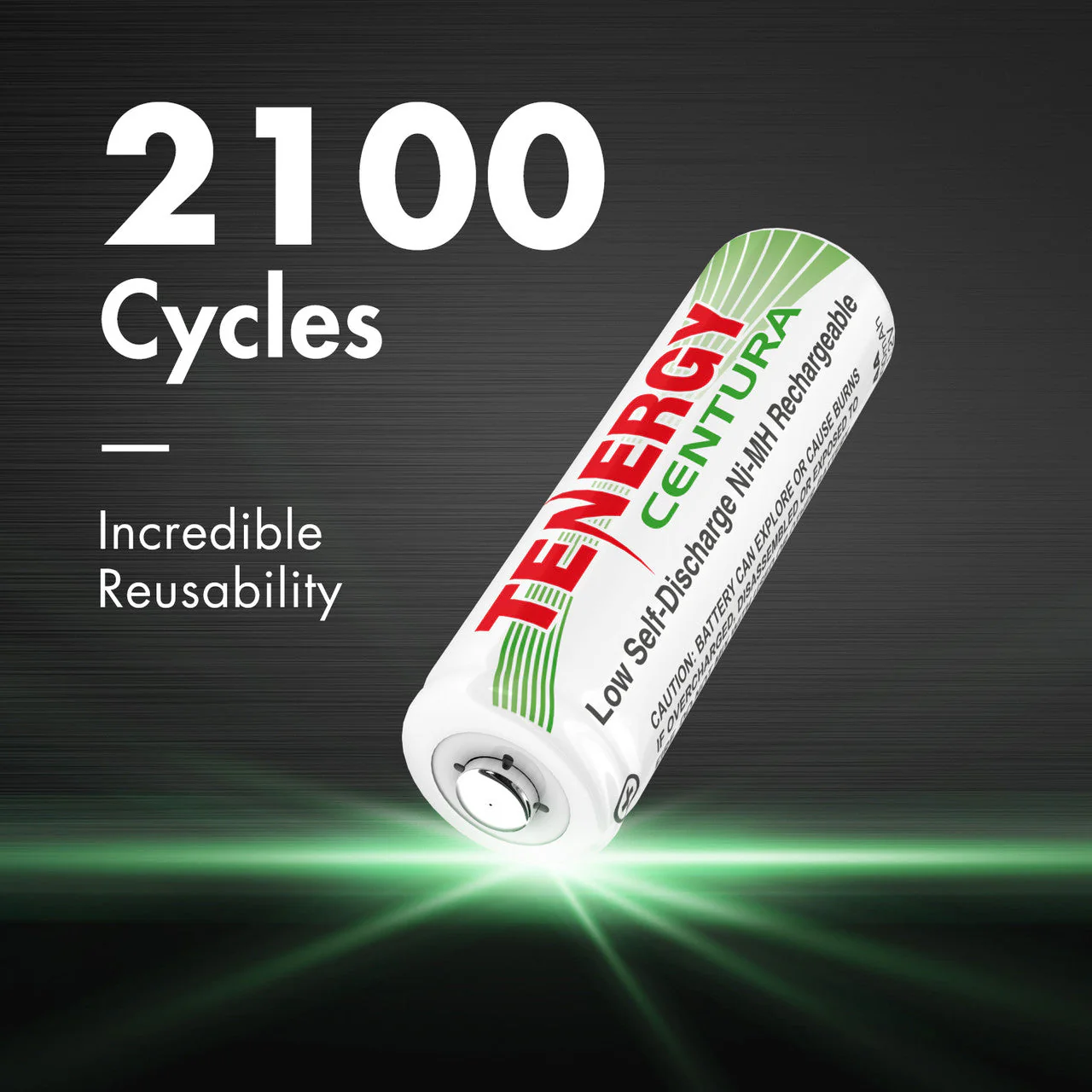 Tenergy AAA Centura NiMH Rechargeable Battery - 4 Pack - Image 2