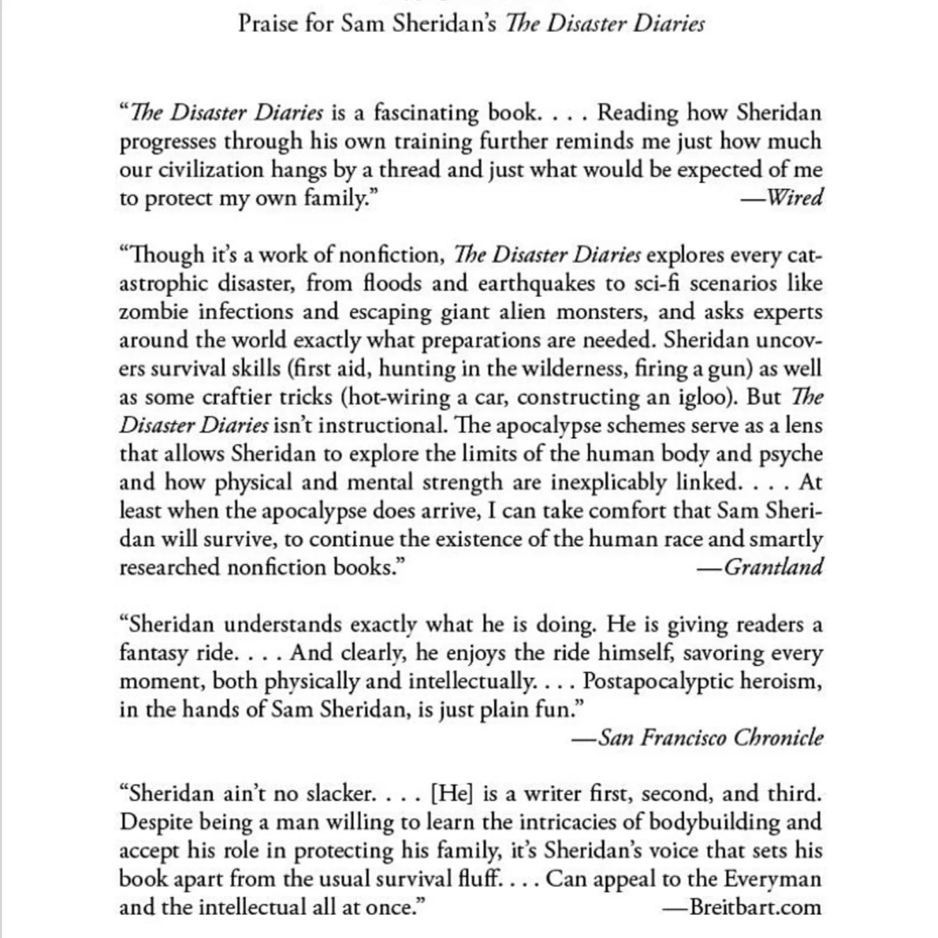 The Disaster Diaries - One Man's Quest to Learn Everything Necessary to Survive the Apocalypse - Image 4
