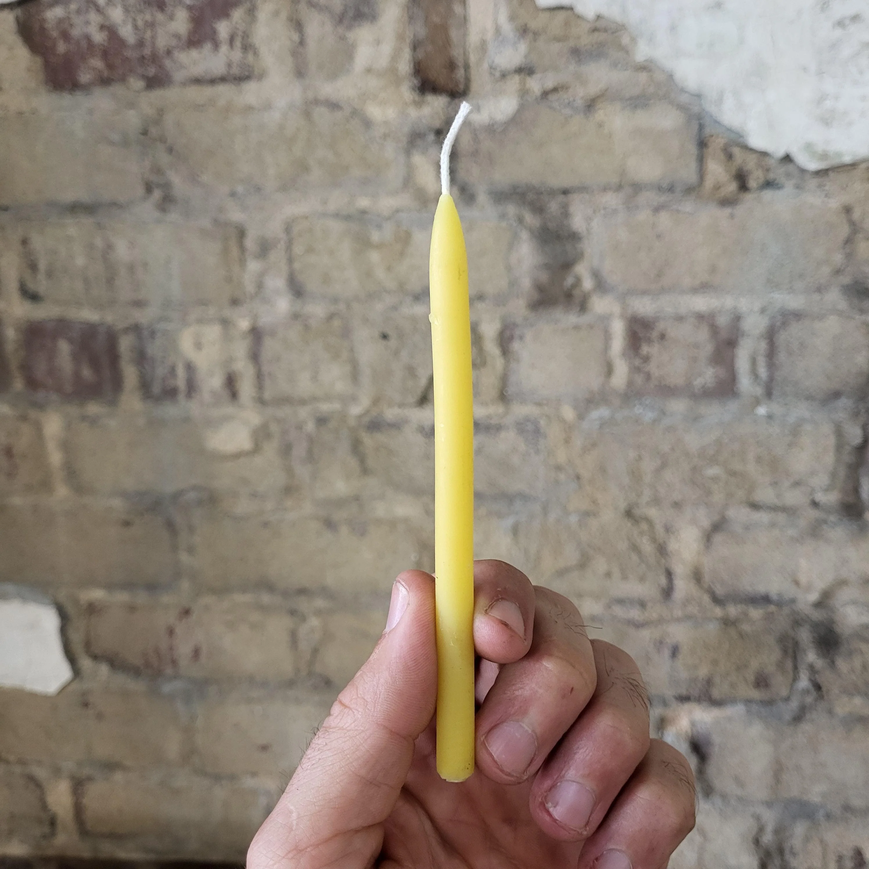 Thin Taper Beeswax Candles - Image 2