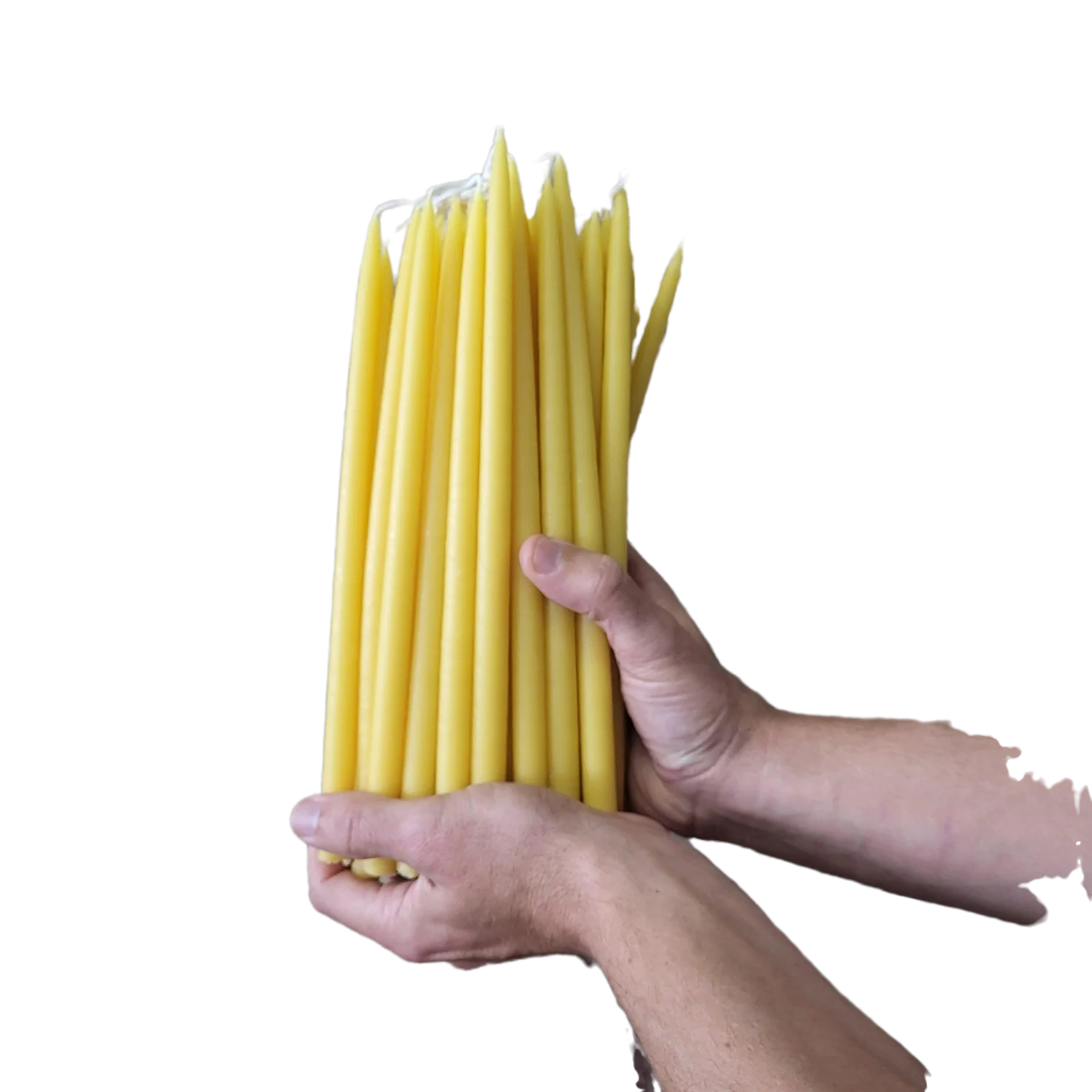 Thin Taper Beeswax Candles - Image 4