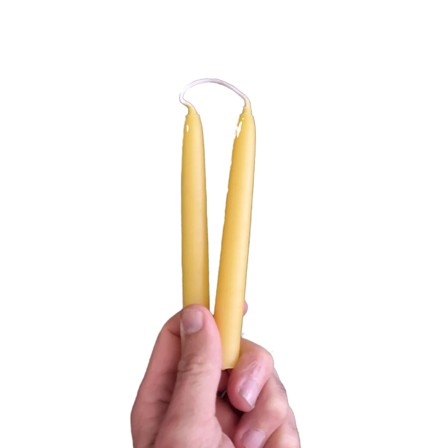 Thin Taper Beeswax Candles - Image 5