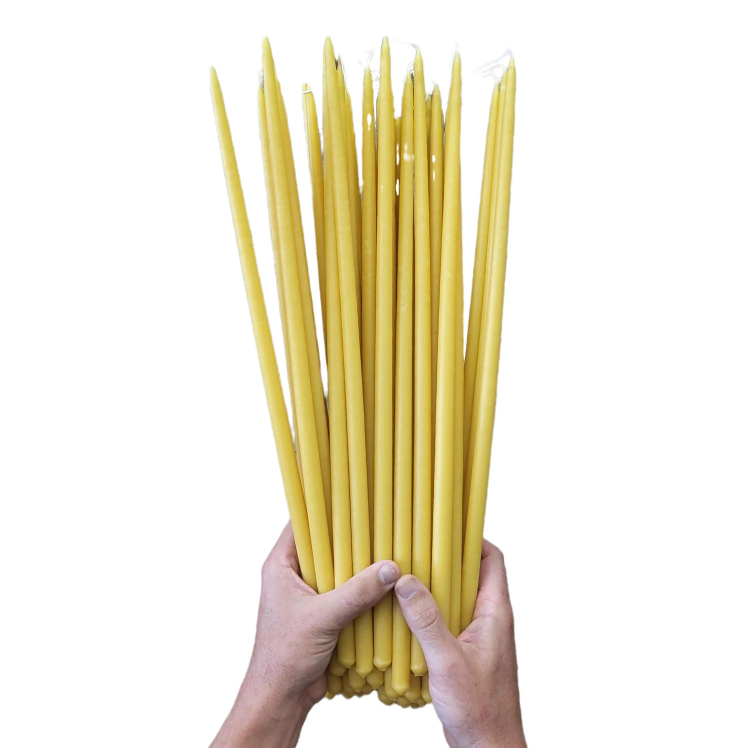 Thin Taper Beeswax Candles - Image 7