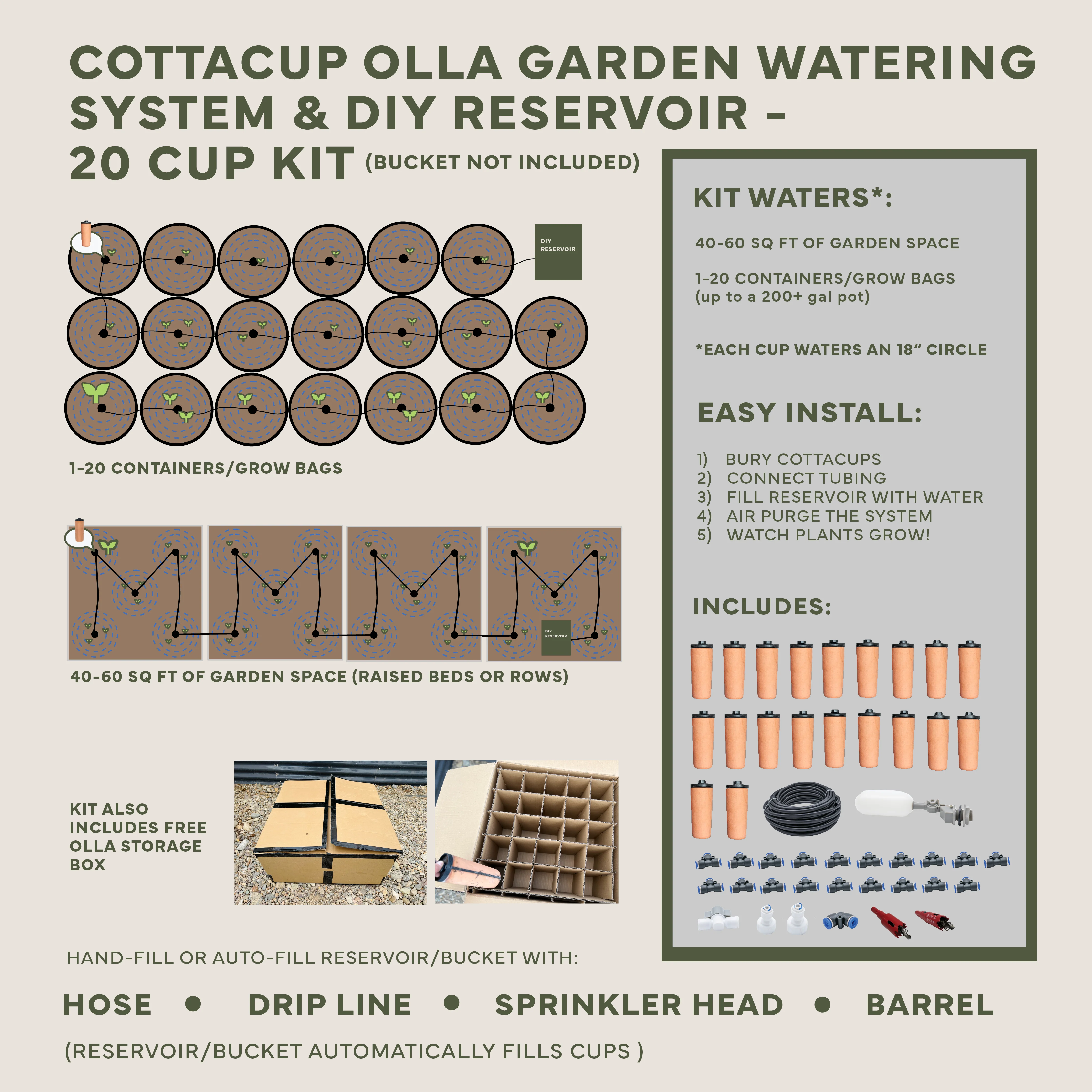 Thirsty Earth: CottaCup Automatic Olla Watering System For Your Garden - Image 15