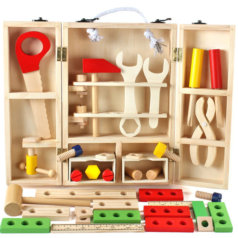 TinkerTot Wooden Workbench - Image 2