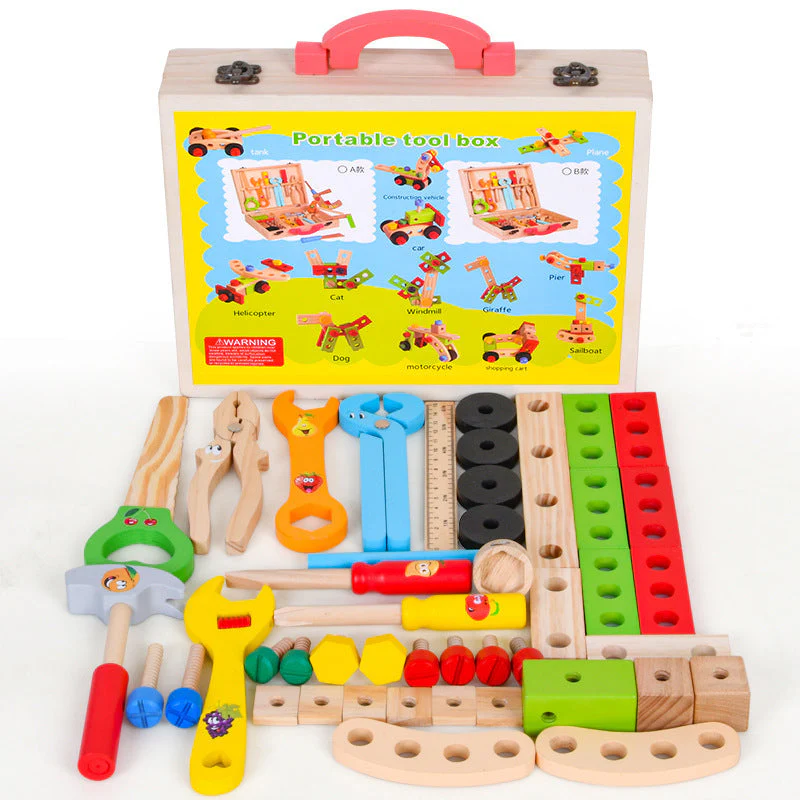 TinkerTot Wooden Workbench - Image 4